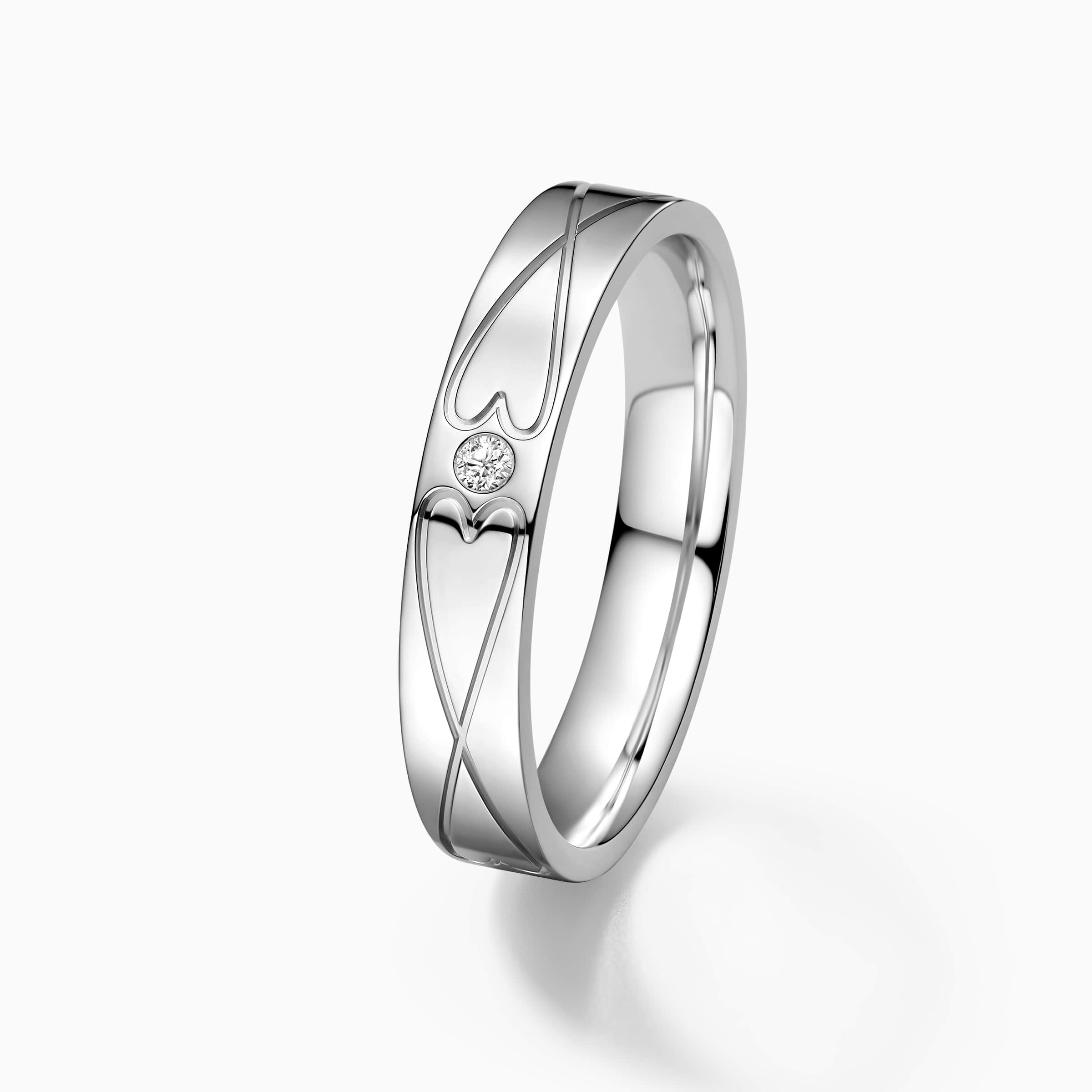 Darry Ring heart wedding ring for man