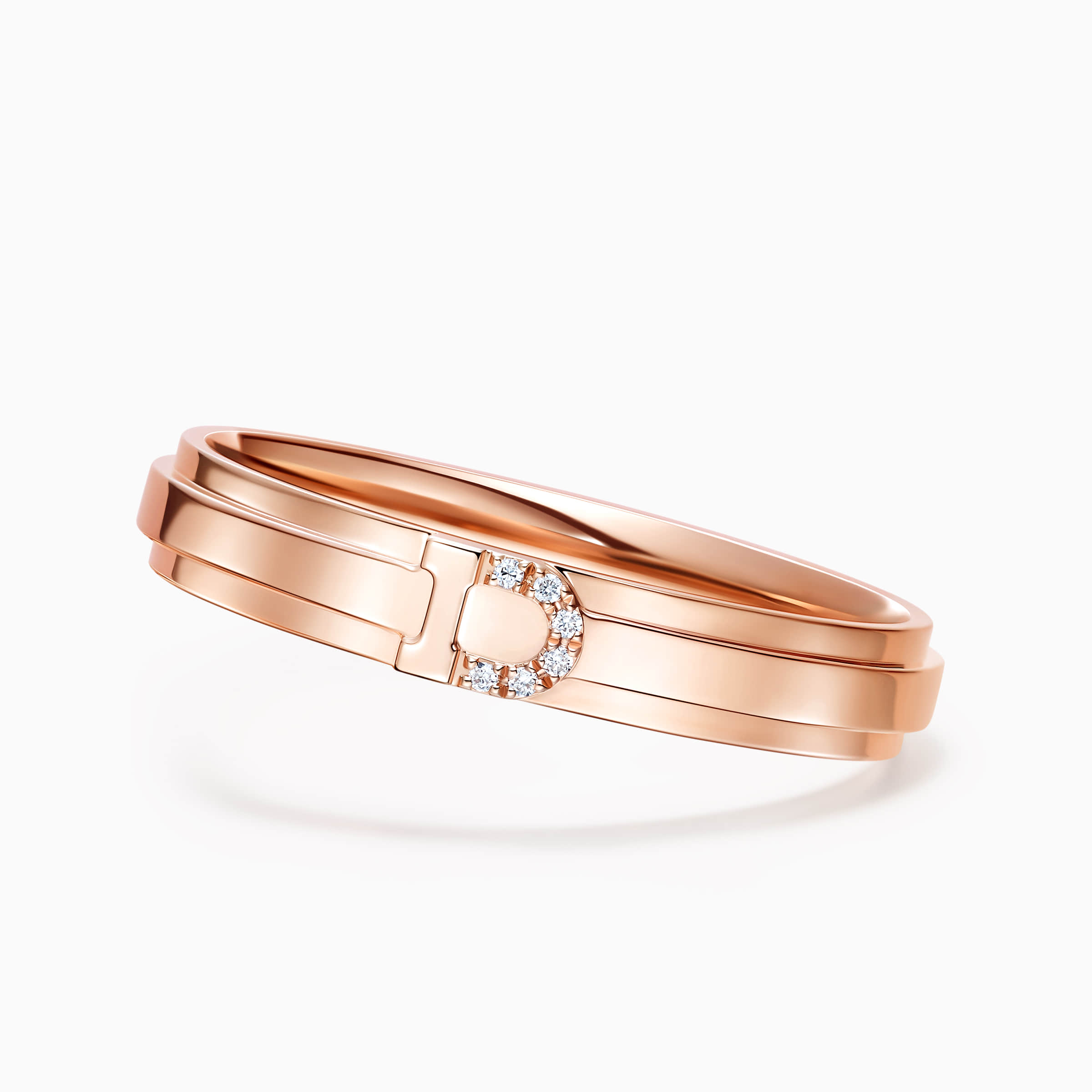 Darry Ring rose gold wedding ring sets for her