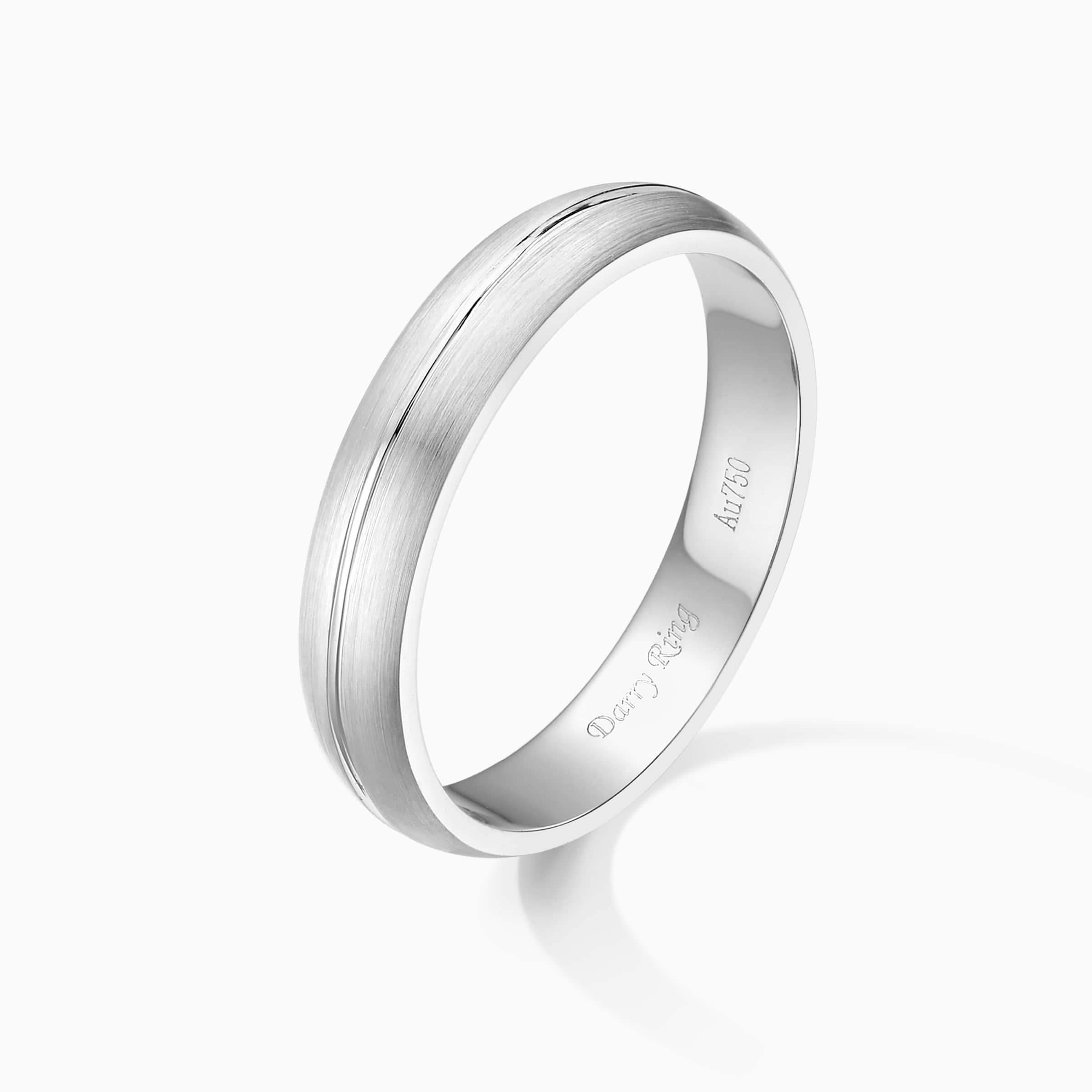 Darry Ring male wedding band side view
