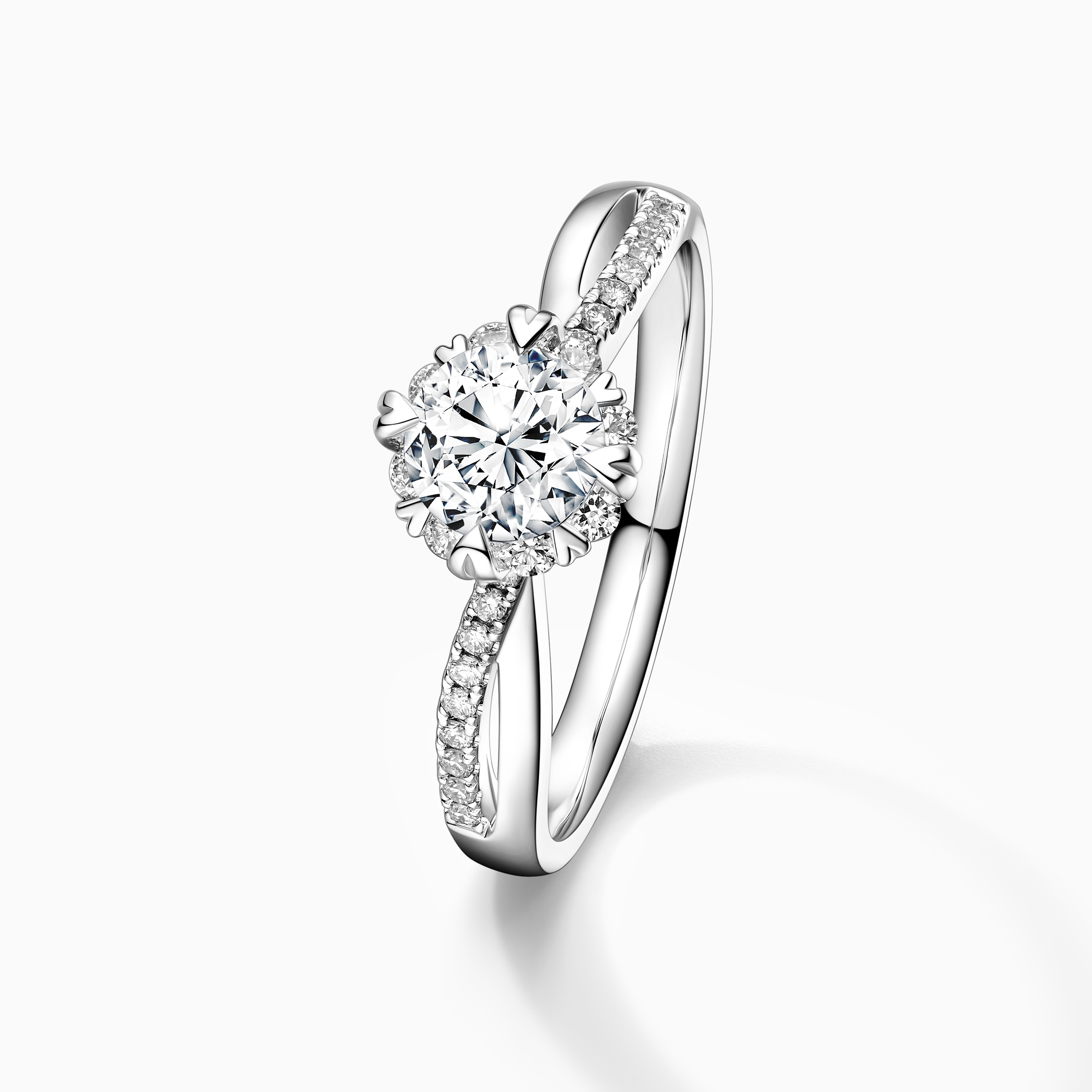 Darry Ring snowflake diamond ring white gold