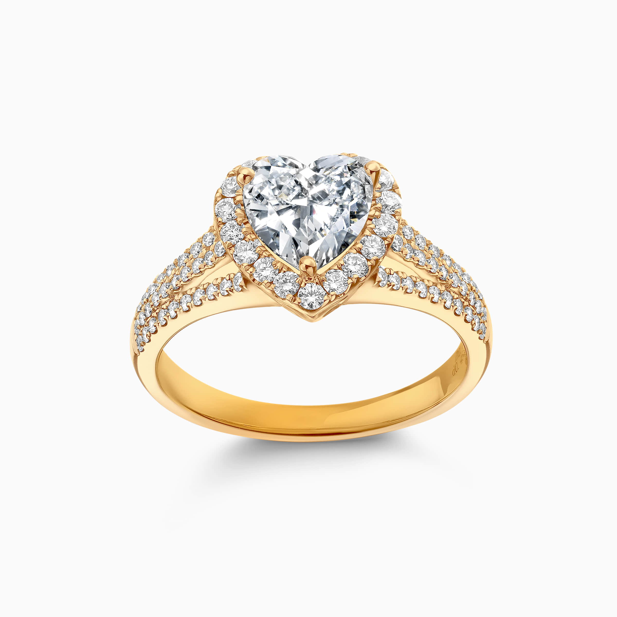 Darry Ring heart promise ring yellow gold