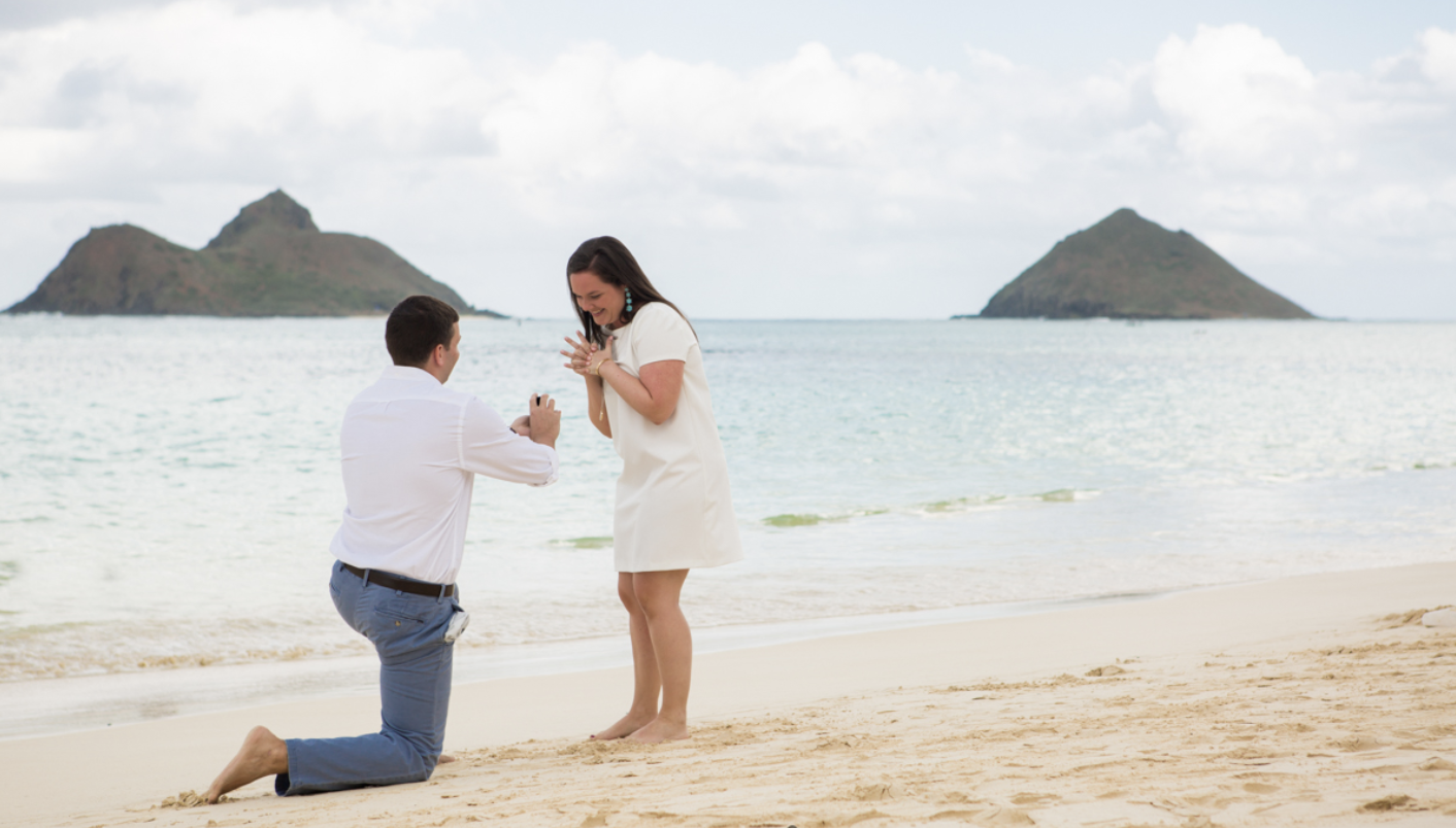perfect proposal place at Hawaii