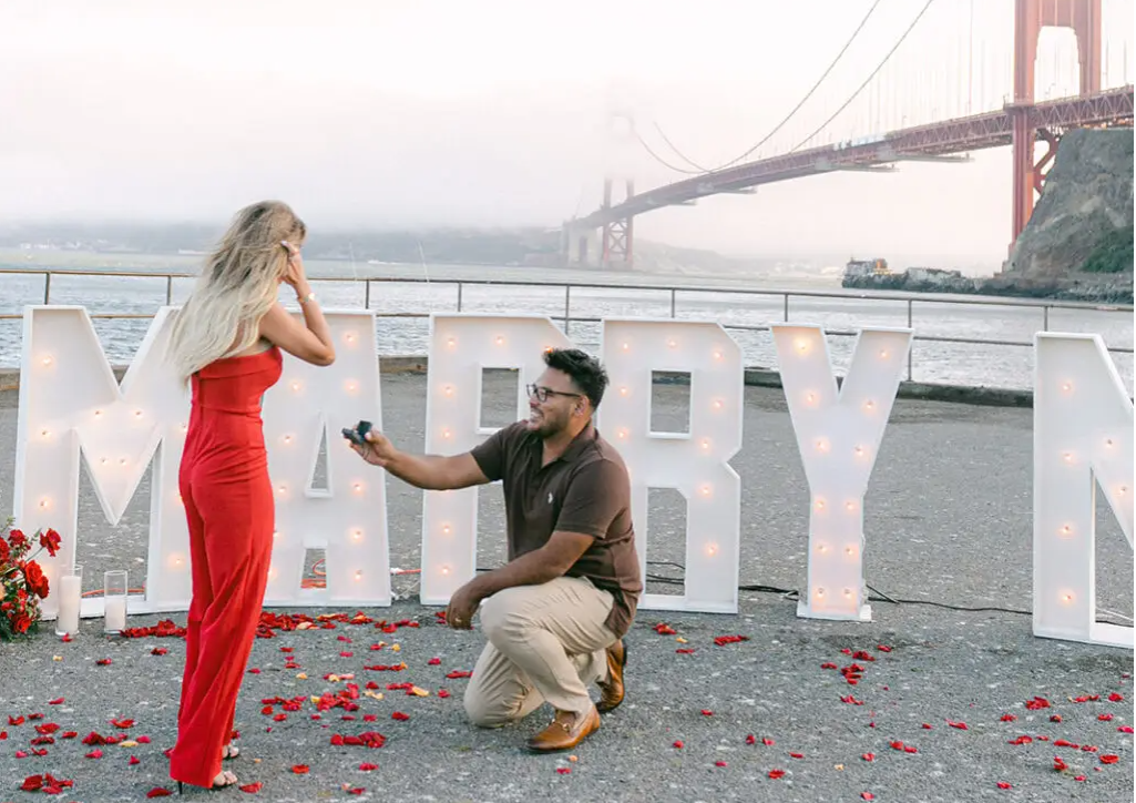 perfect place to propose at San Francisco