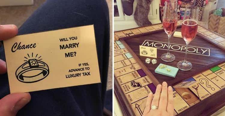 marriage proposal ideas with a game