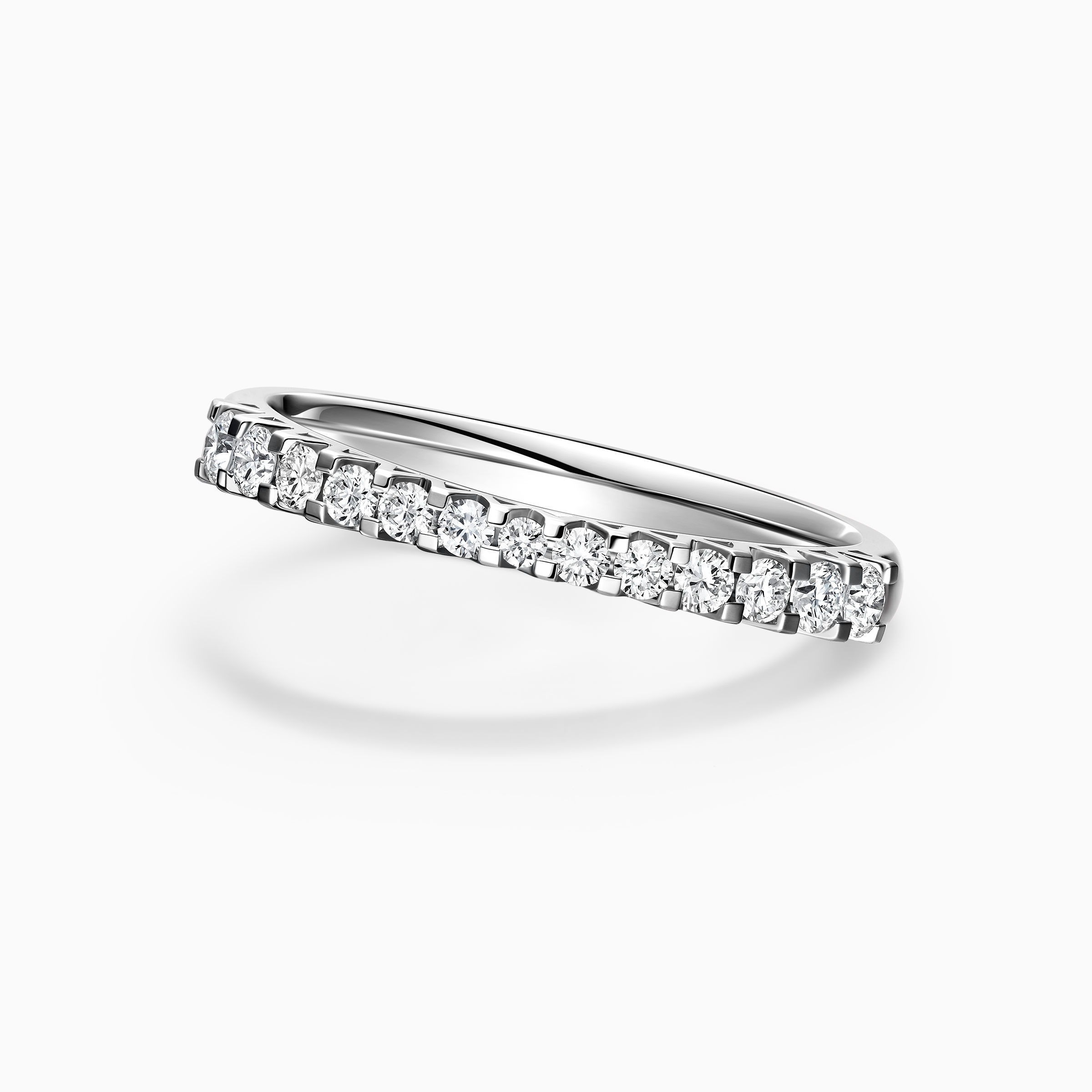 Darry Ring pavé diamond wedding band for her