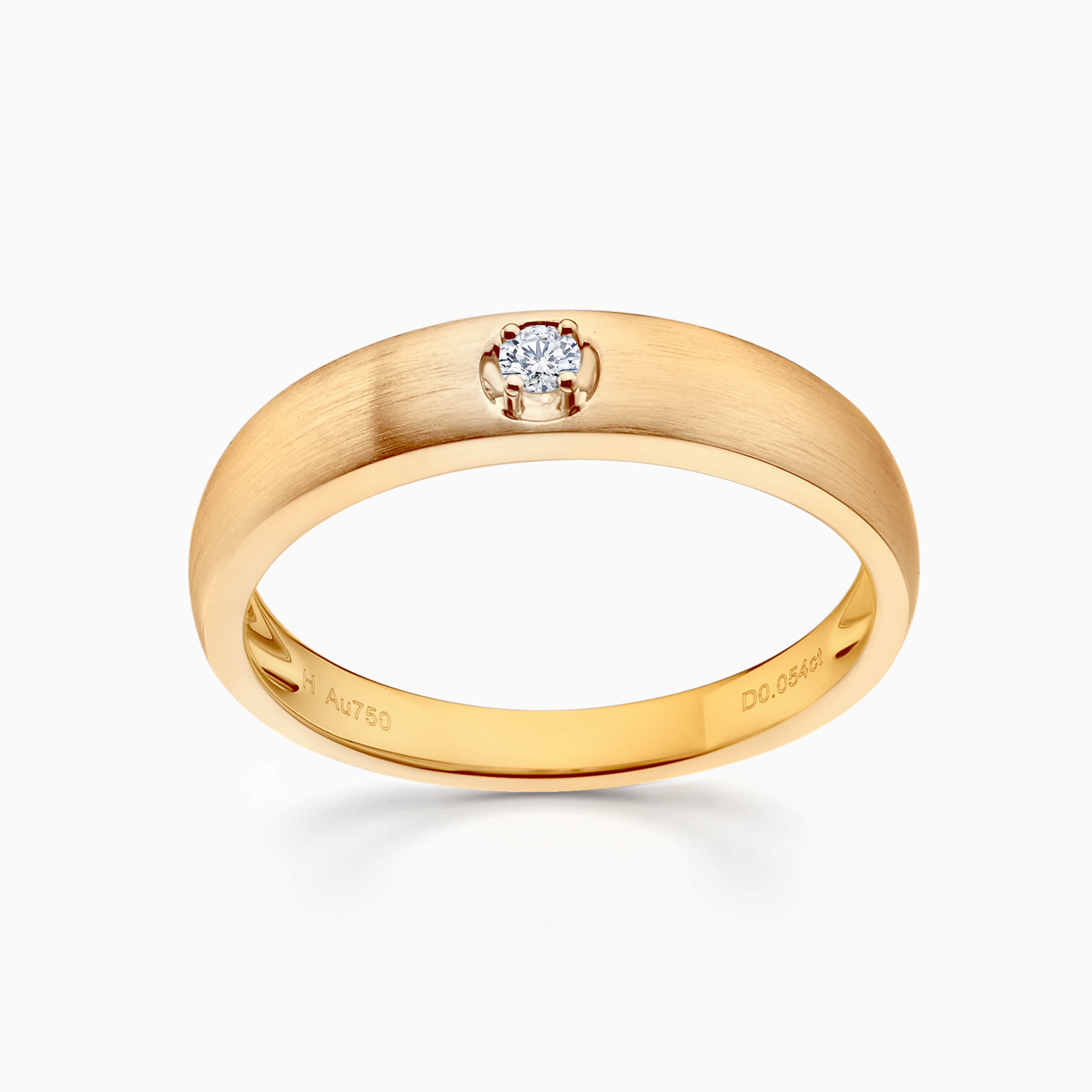Darry Ring cool wedding ring for man in yellow gold