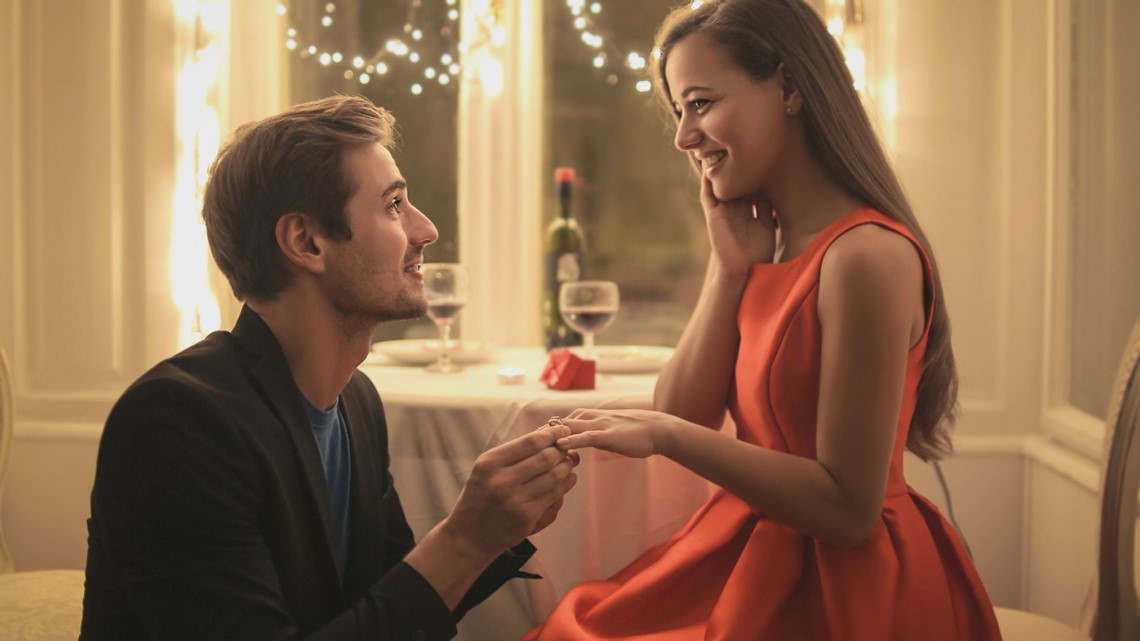  bended-Knee proposal alternatives- gazing into each other's eyes