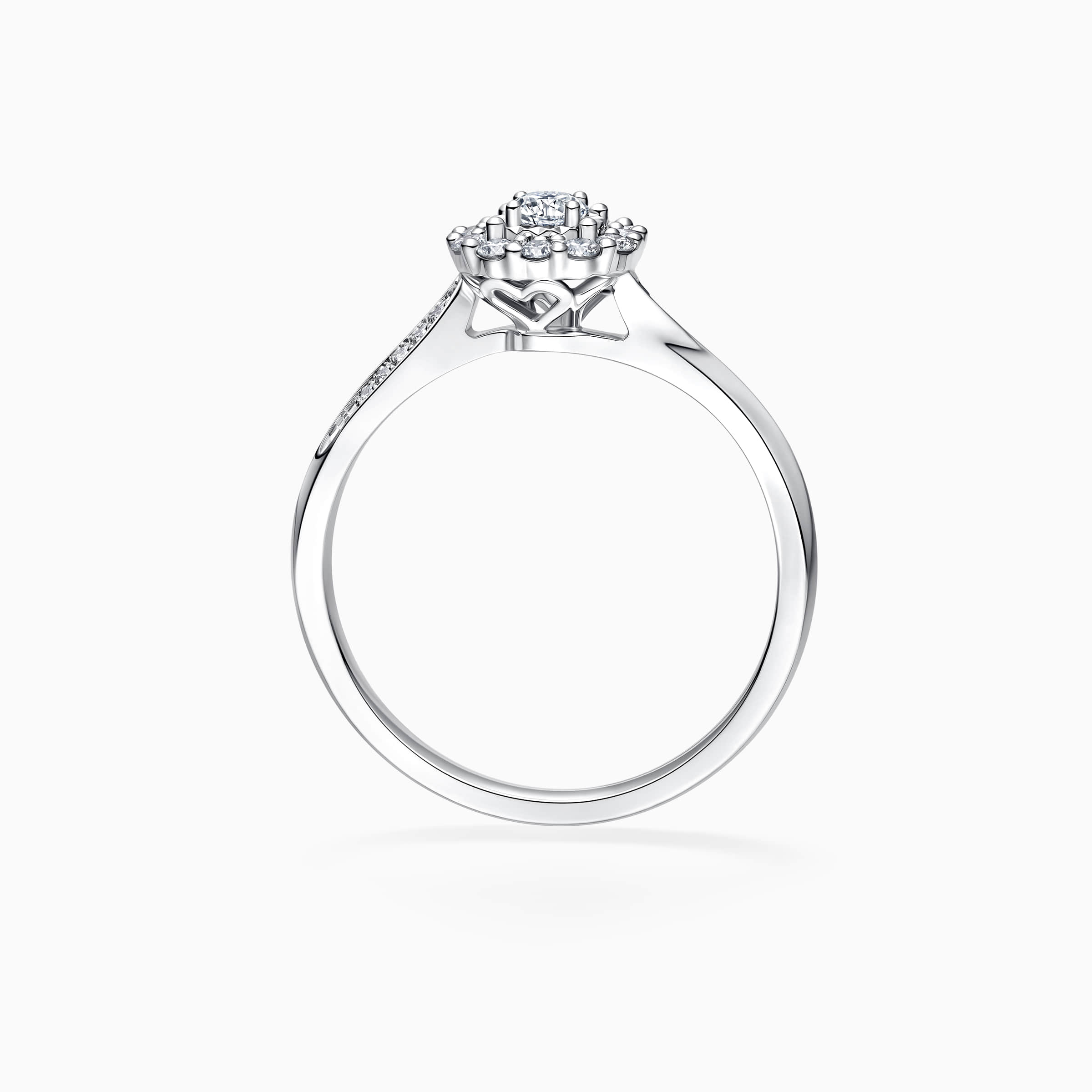 DR Engagement RingsBELIEVEseries Simple luxury Propose diamond ringA ...