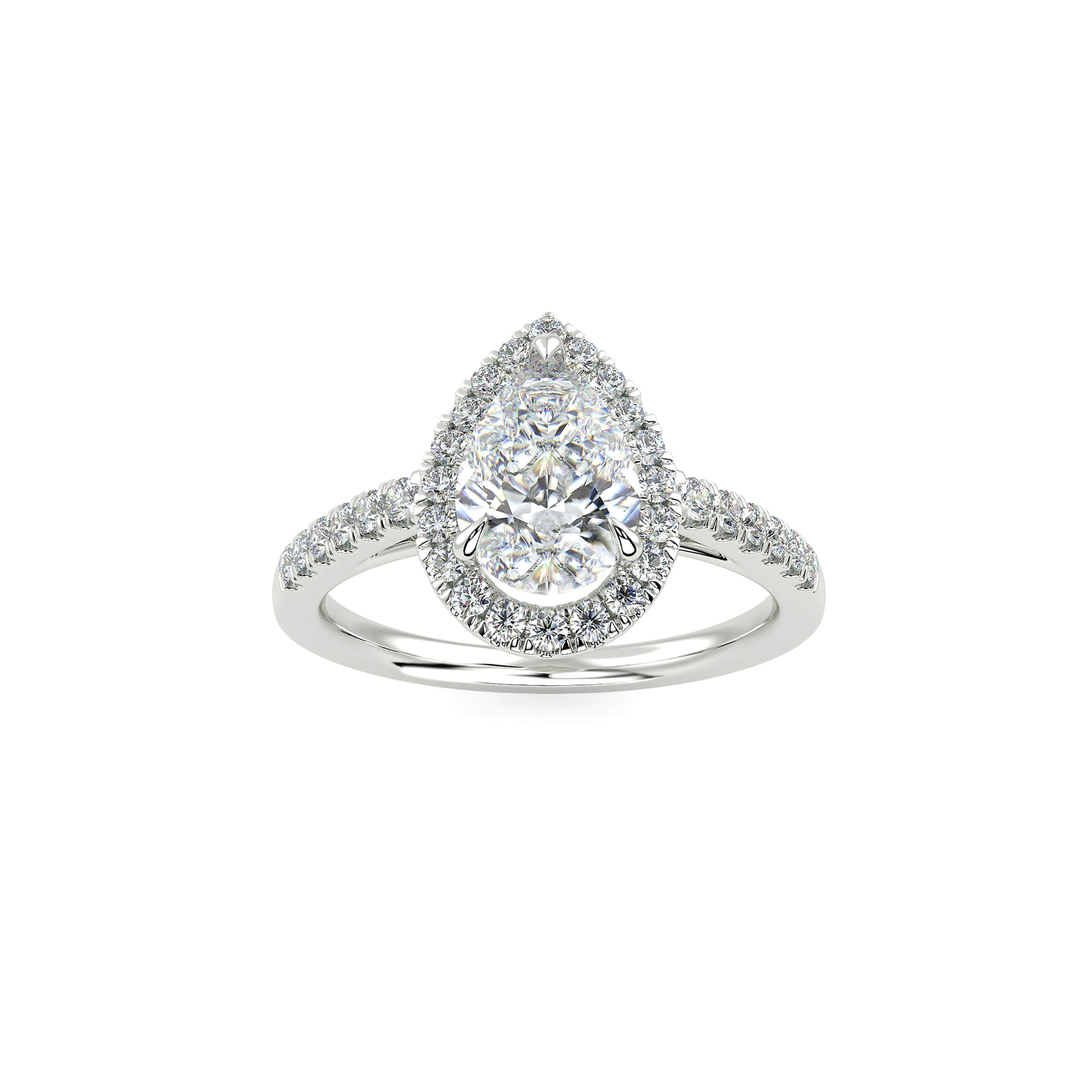 darry ring pear shaped engagement ring