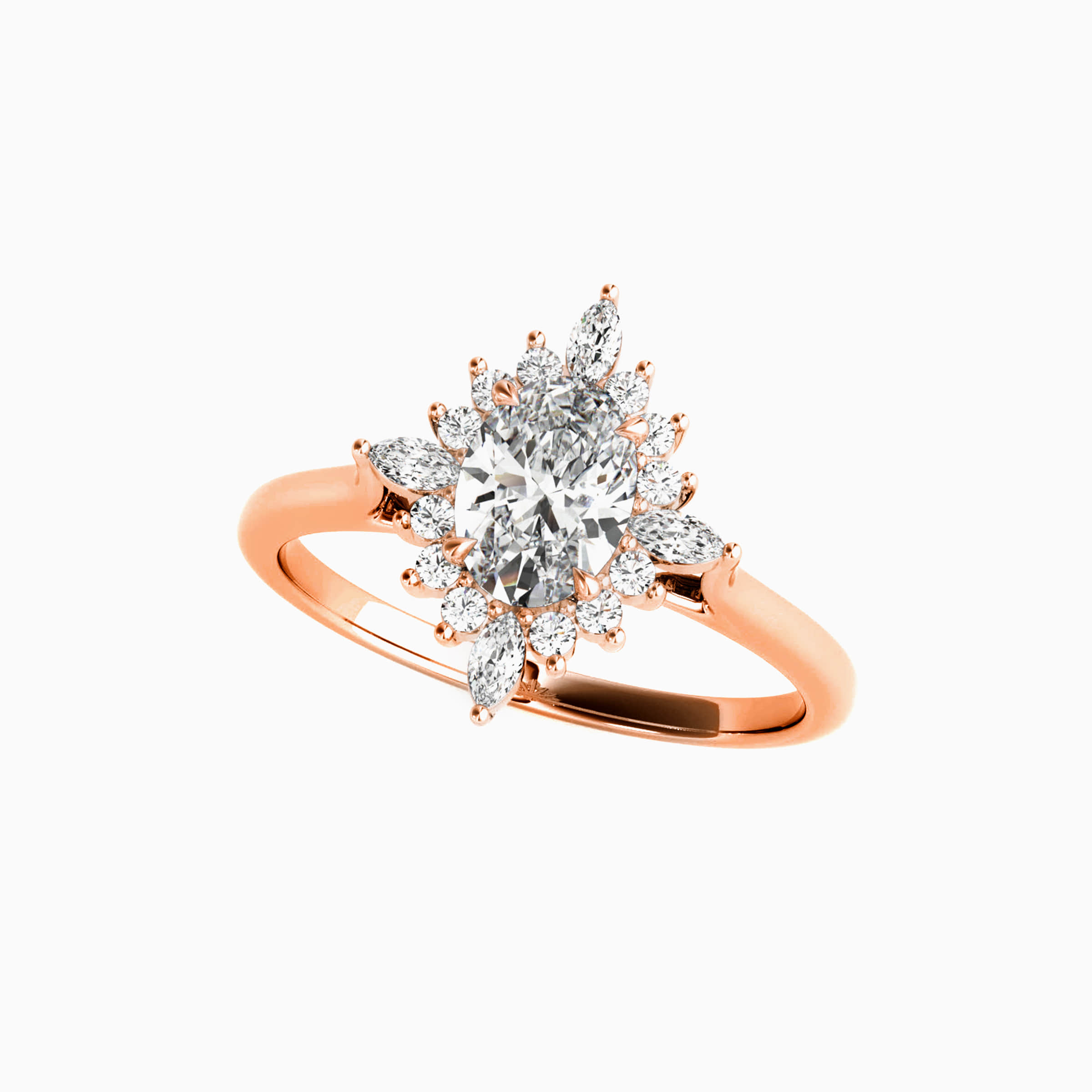 Darry Ring rose gold promise ring