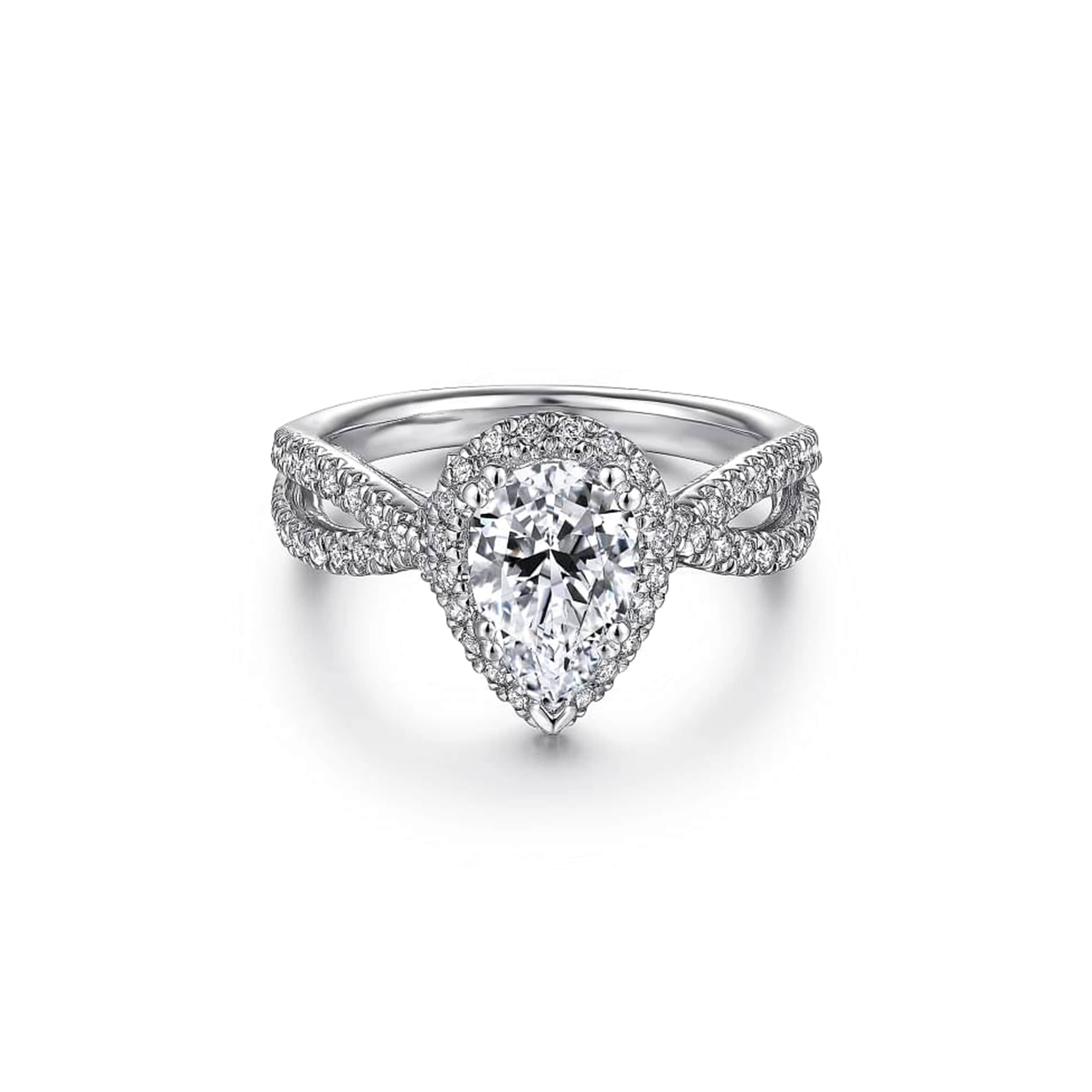 Darry Ring pear cut promise ring