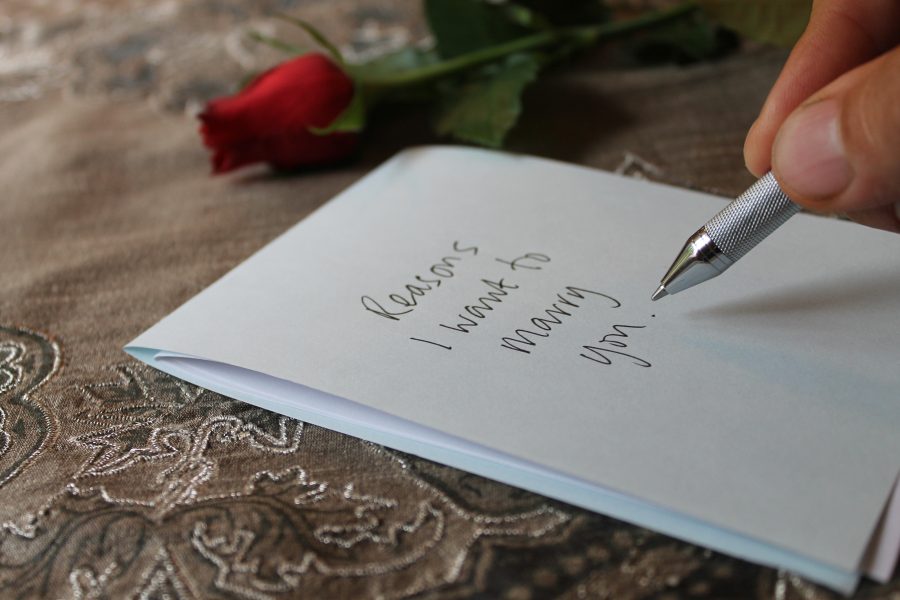 writing marriage proposal speech