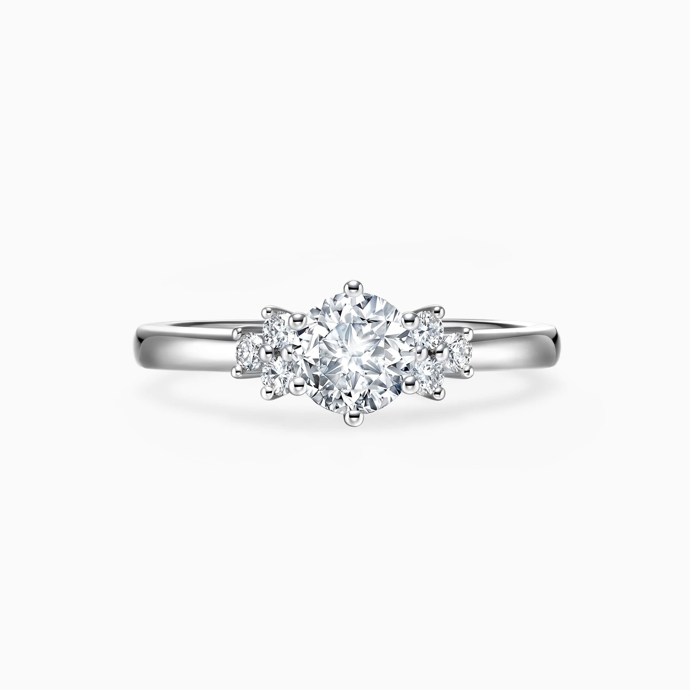 DR Engagement RingsJUST YOUseries starry sky（Round drill）A man can only ...