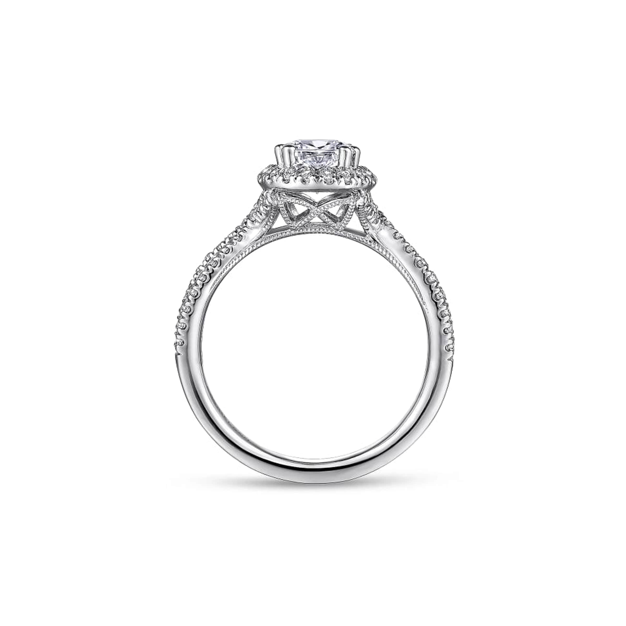 Darry Ring pear cut engagement ring white gold