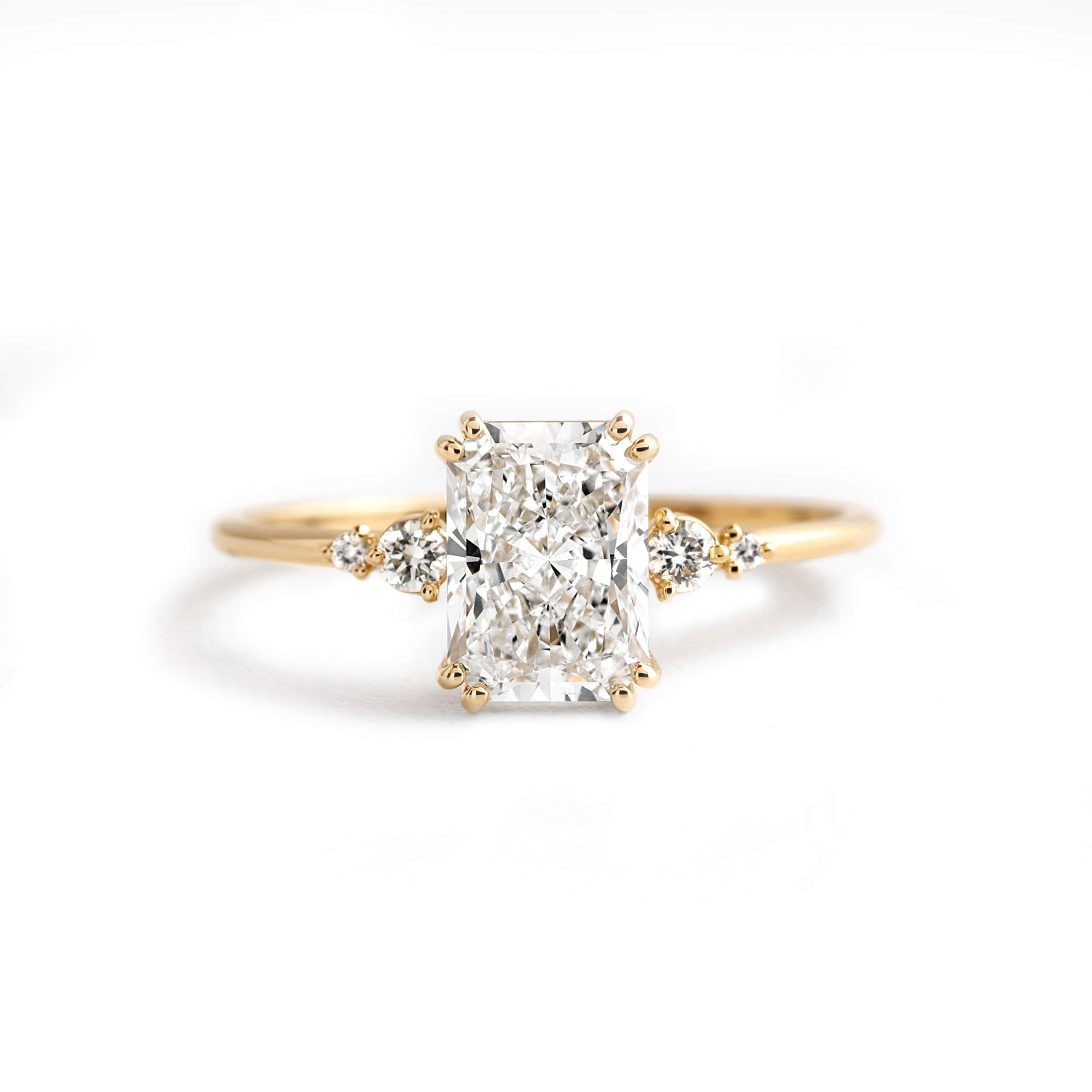 Darry Ring radiant cut engagement ring