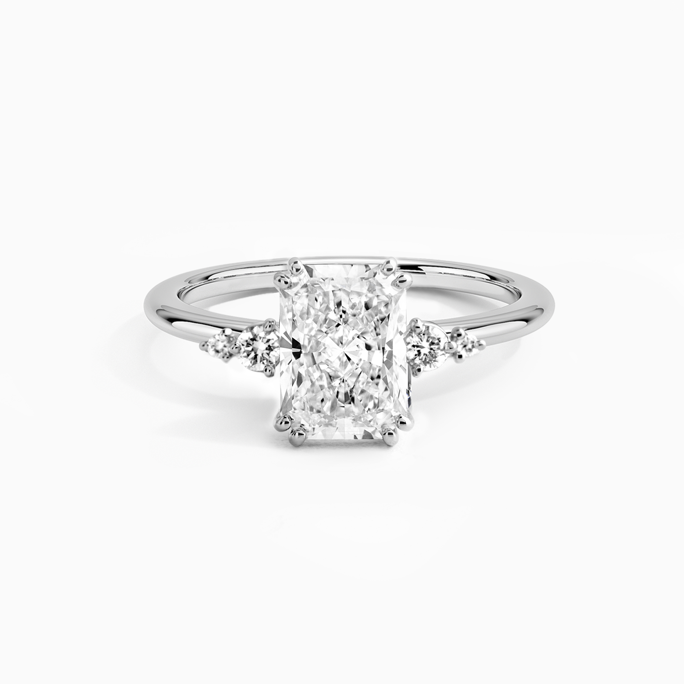 Darry Ring radiant cut engagement ring