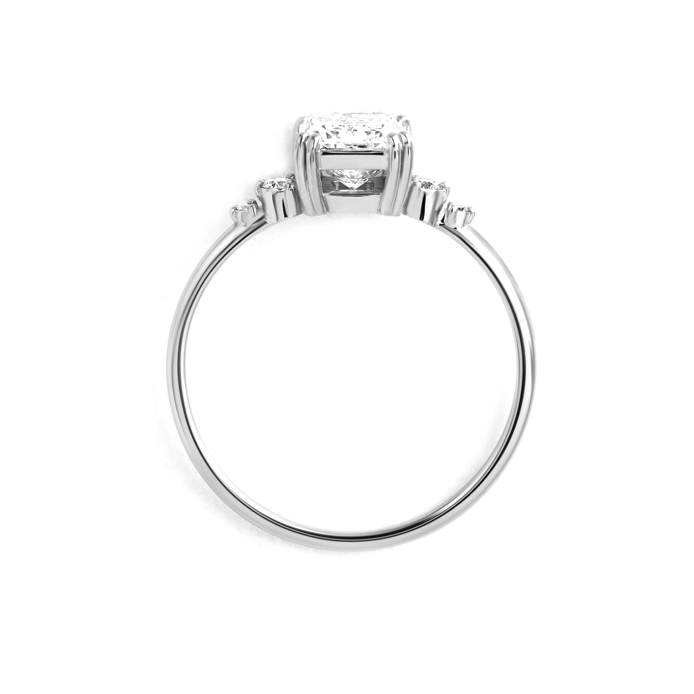 Darry Ring radiant cut engagement ring