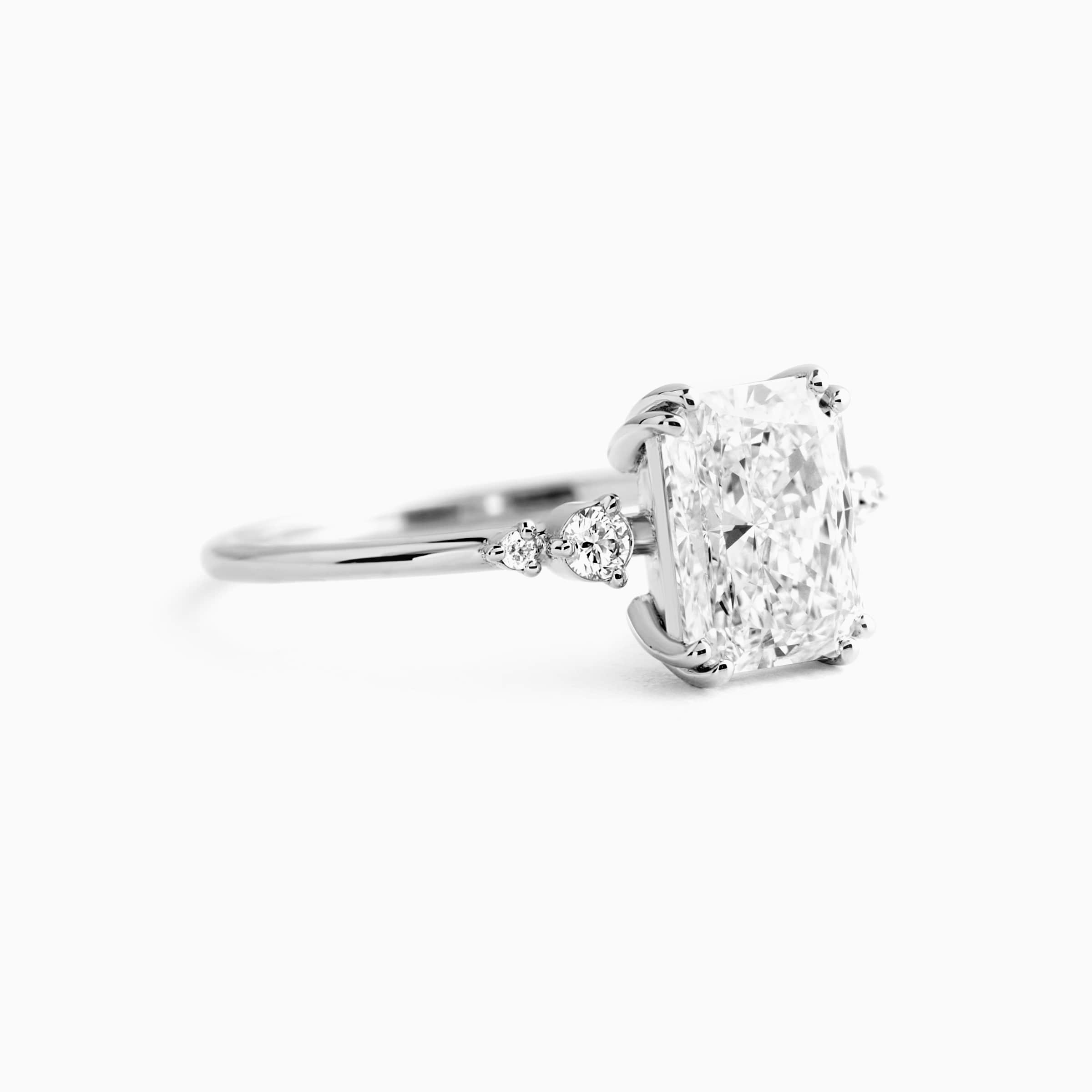 Darry Ring radiant cut engagement ring