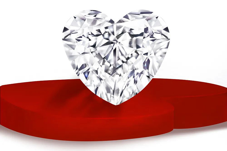 Darry Ring heart in heart diamond