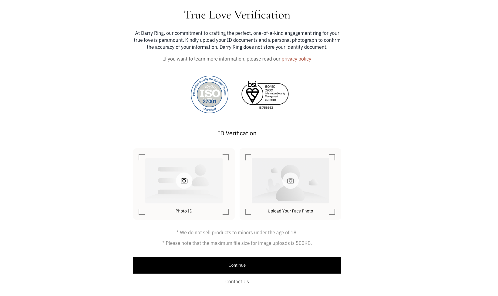 darry ring id verification system