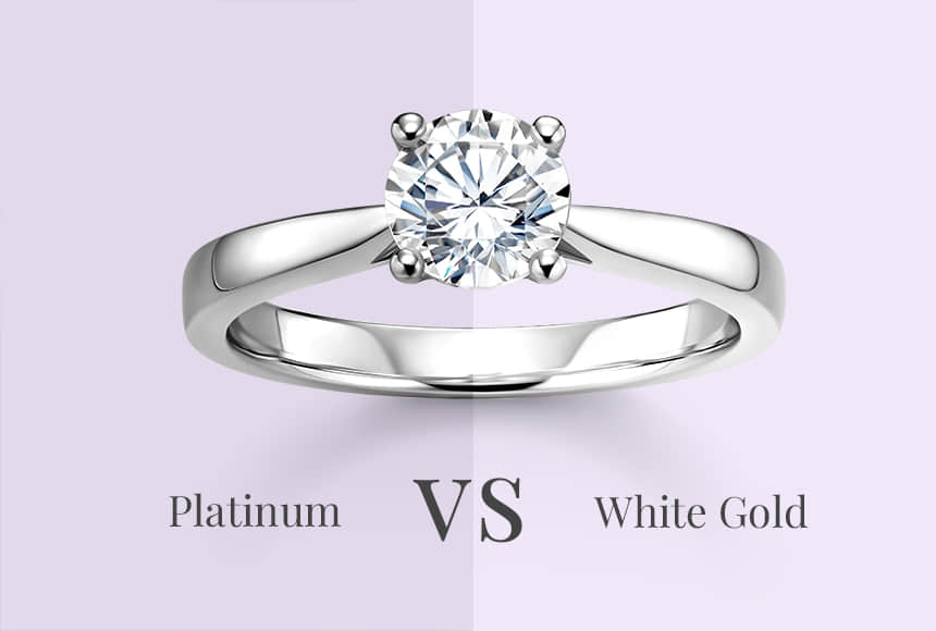 difference between platinum and white gold ring