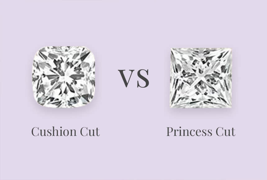 Cushion Cut vs. Princess Cut, What is the Difference? DR Blog