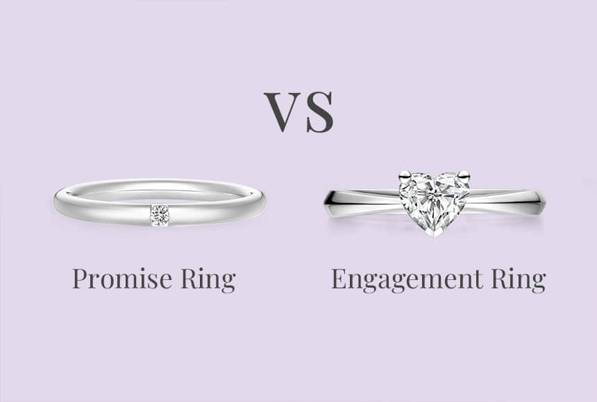 Promise ring and deals engagement ring