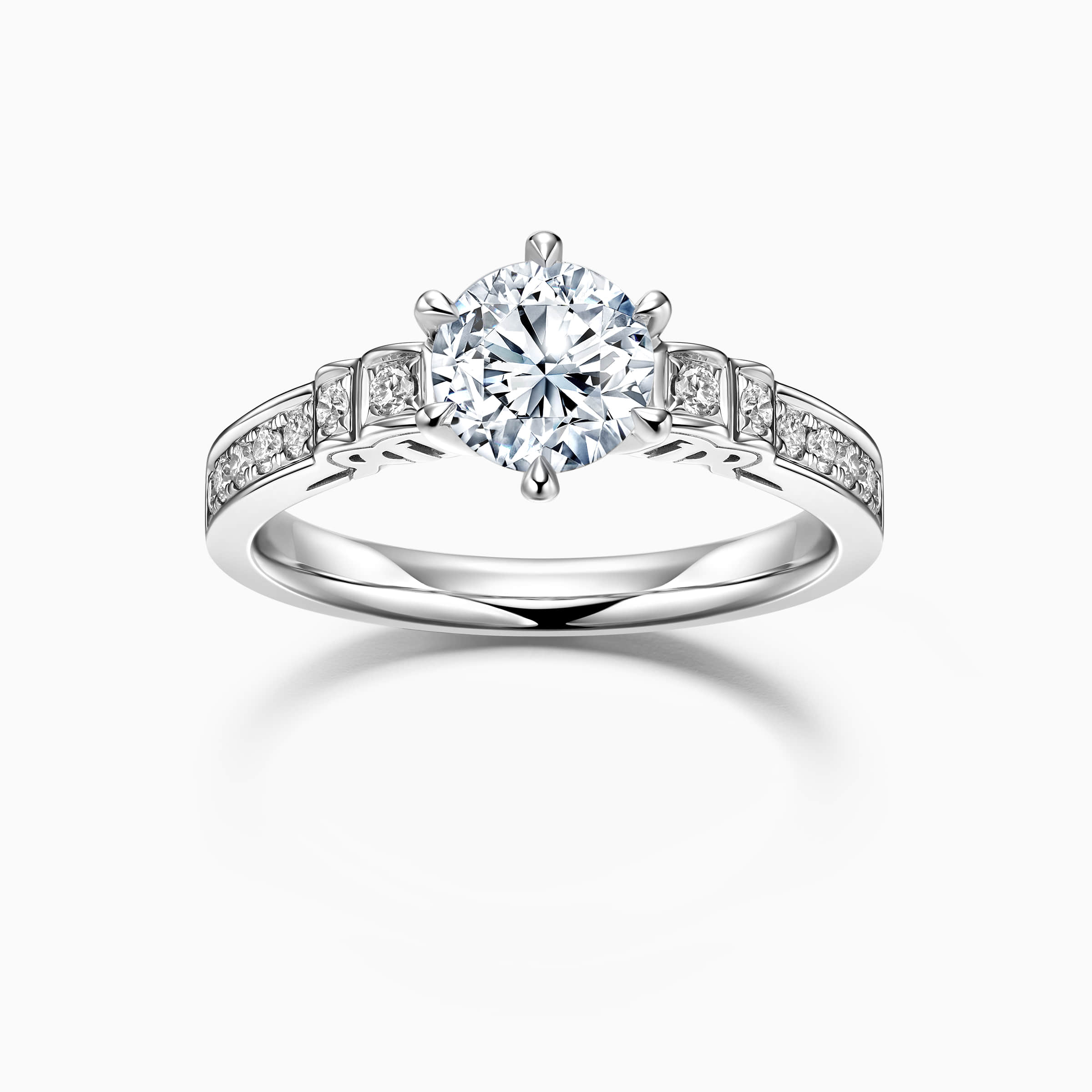 Darry Ring Love Mark engagement ring
