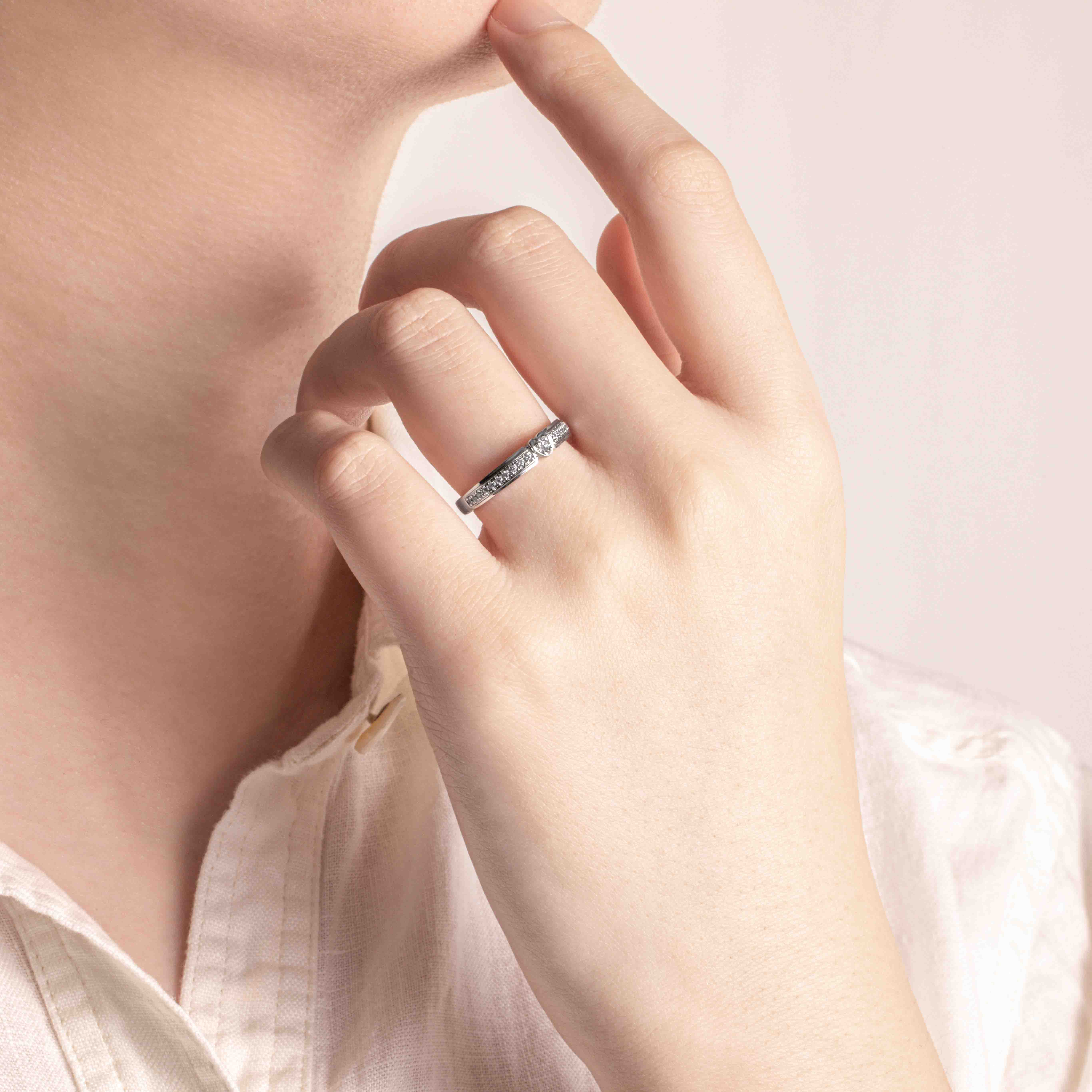 Darry Ring diamond wedding rings set for woman