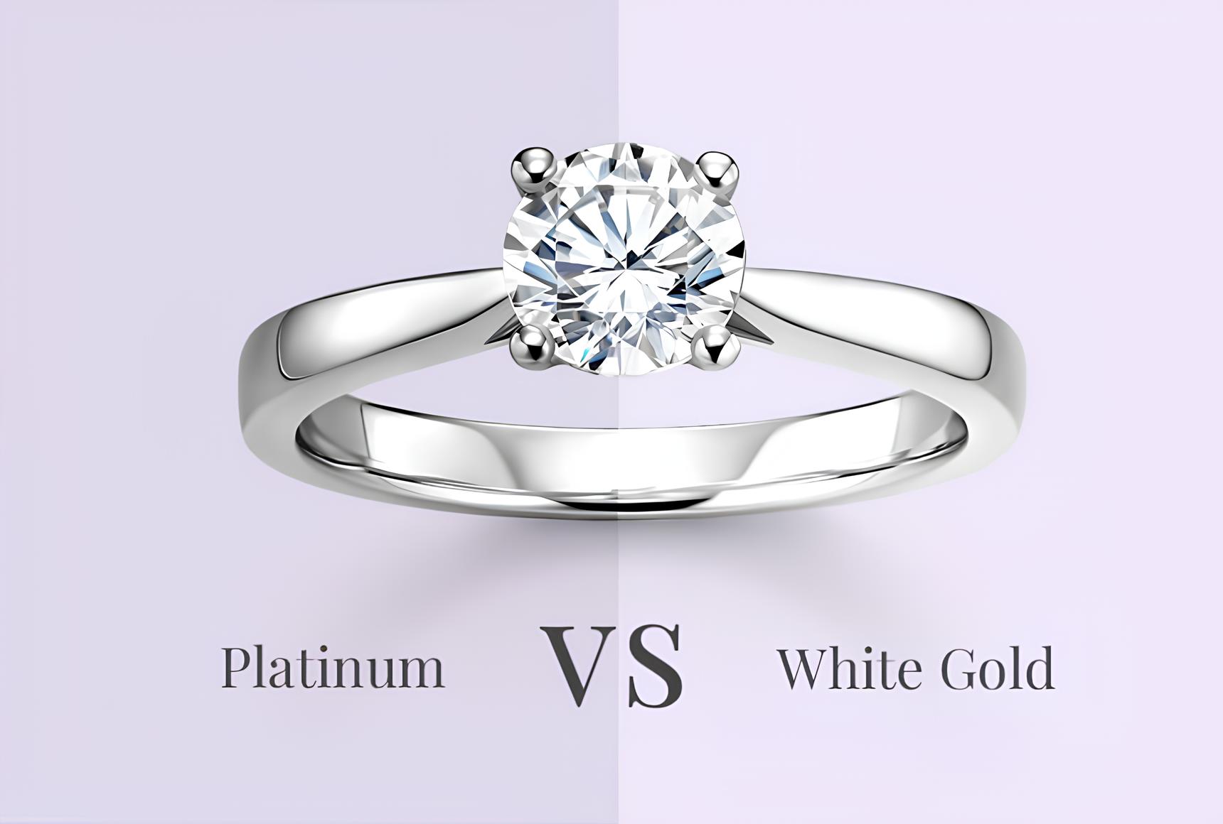 Platinum ring vs white gold ring