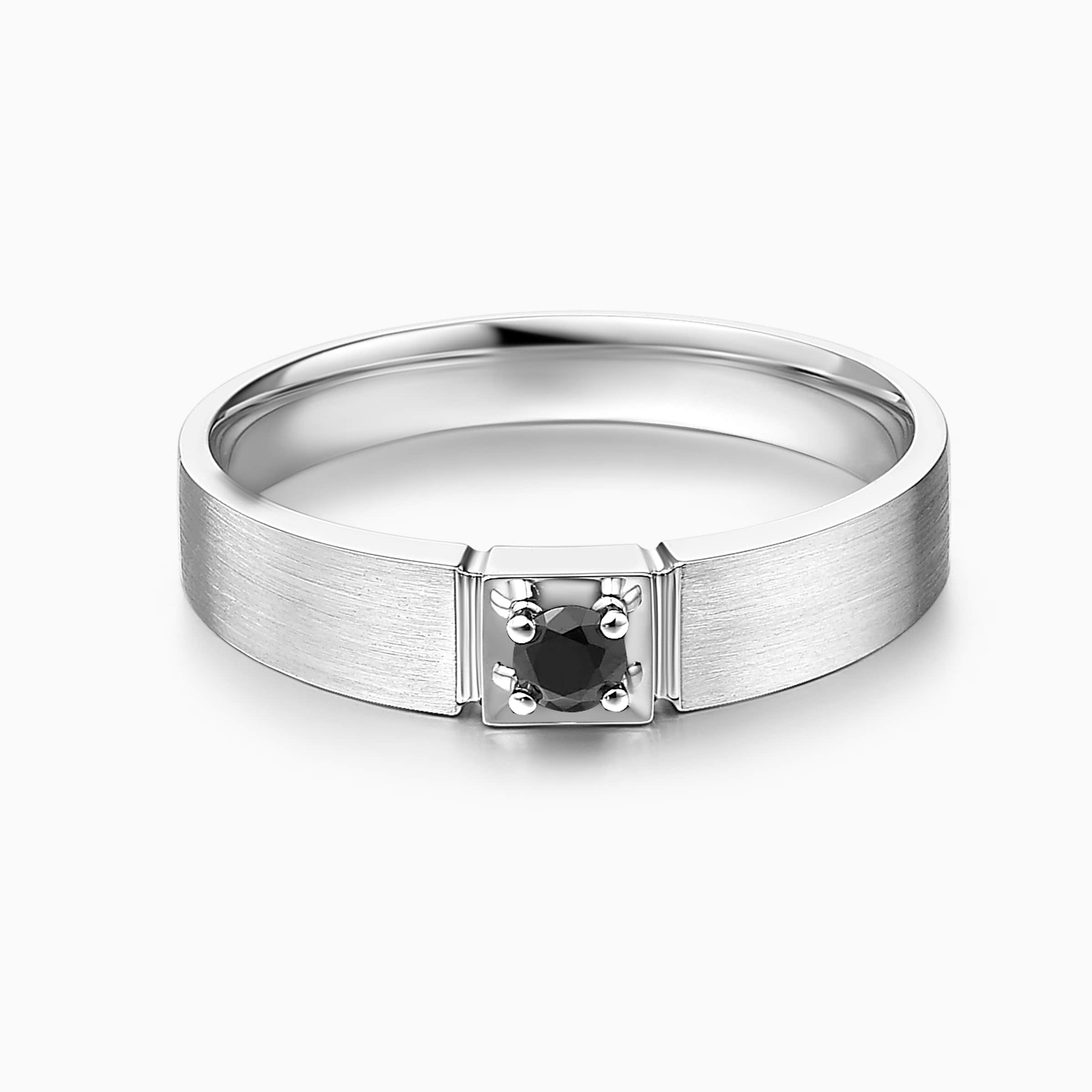 Darry Ring black diamond male ring