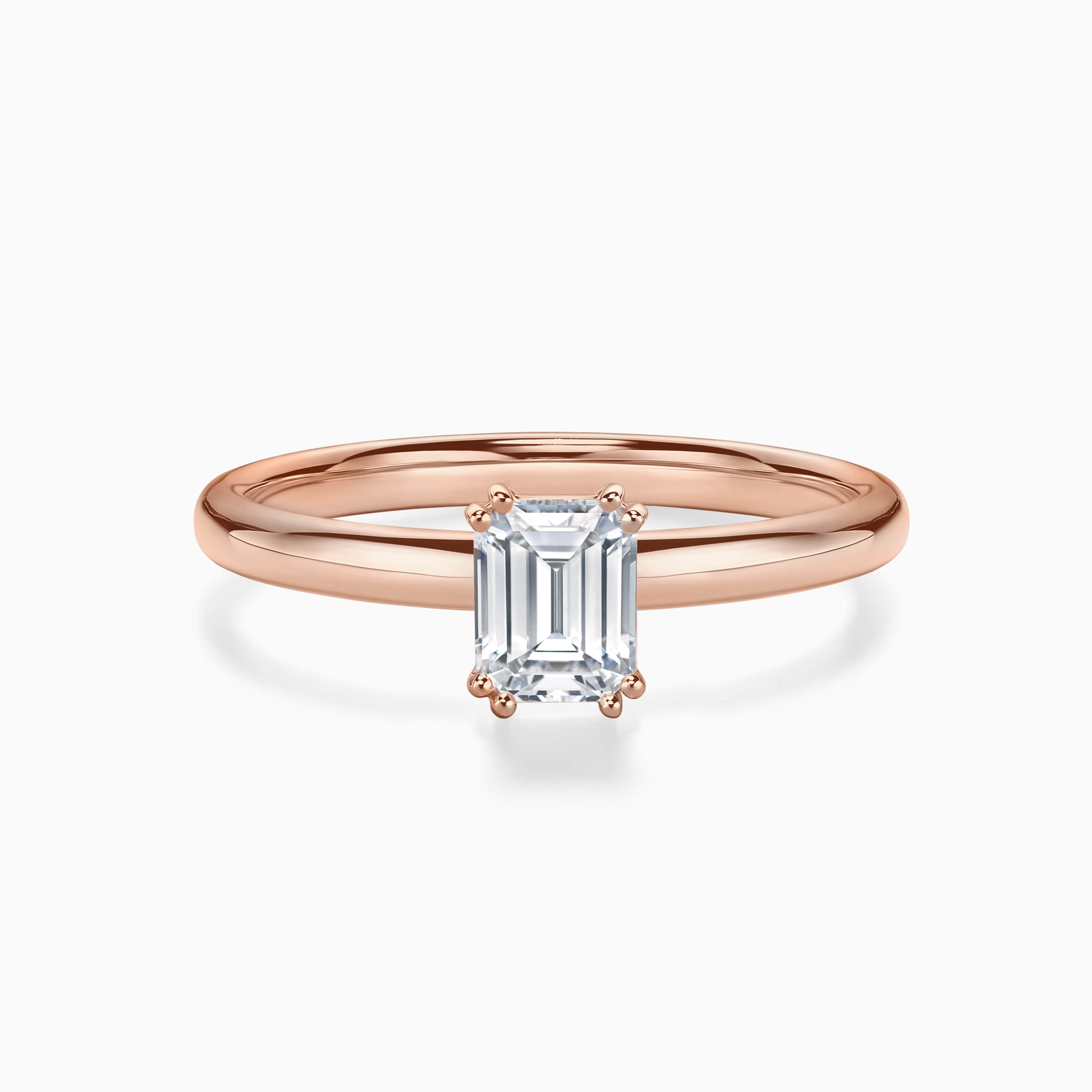 2 Carat Emerald Cut Diamond Engagement Ring - Darry Ring