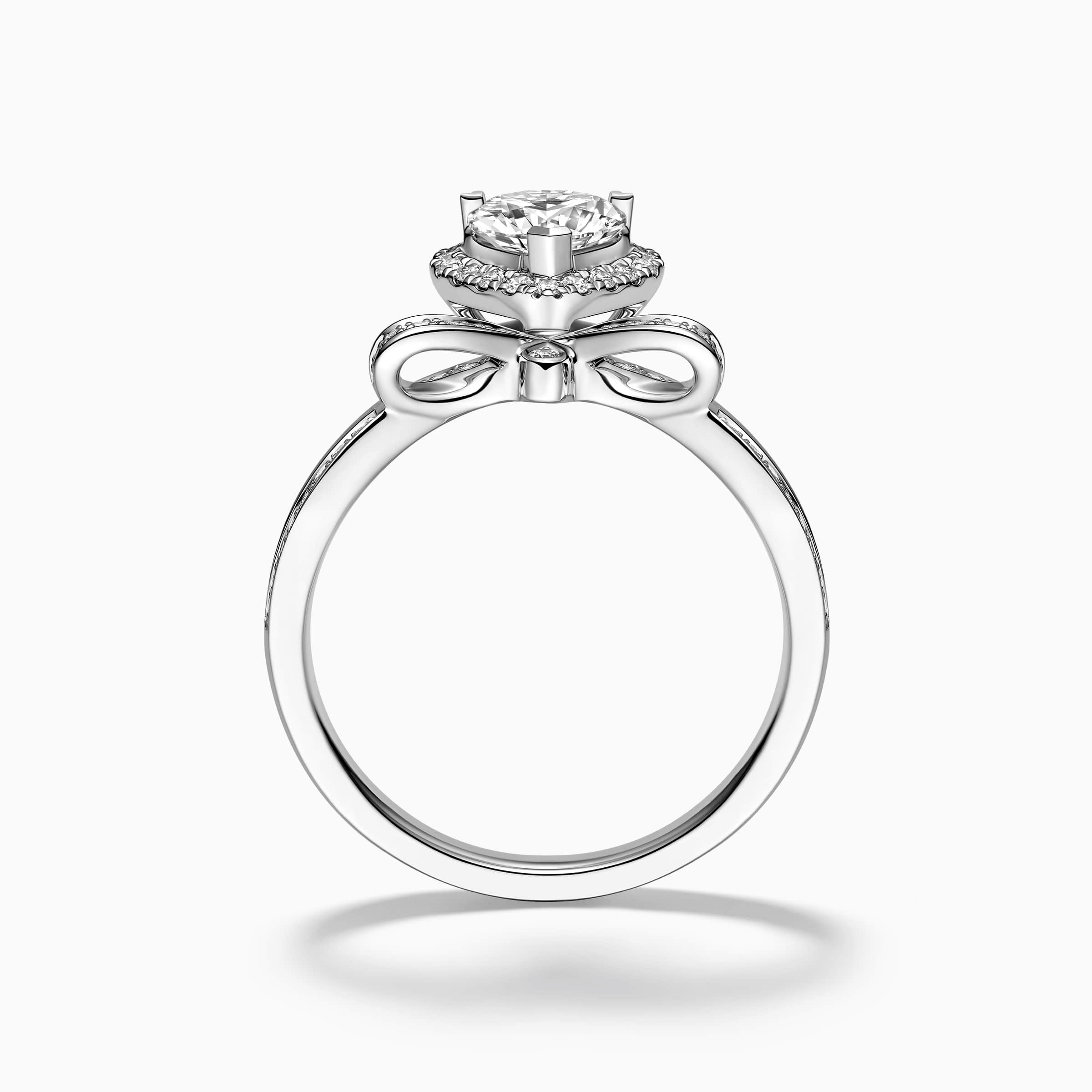 Darry Ring crown engagement ring side view