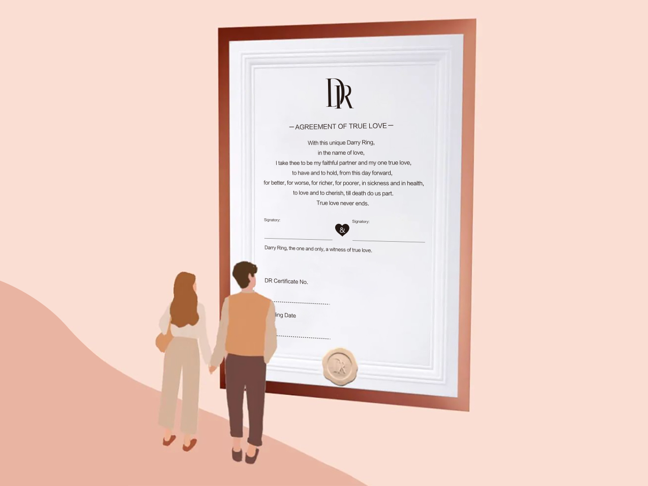 Darry Ring Agreement of True Love