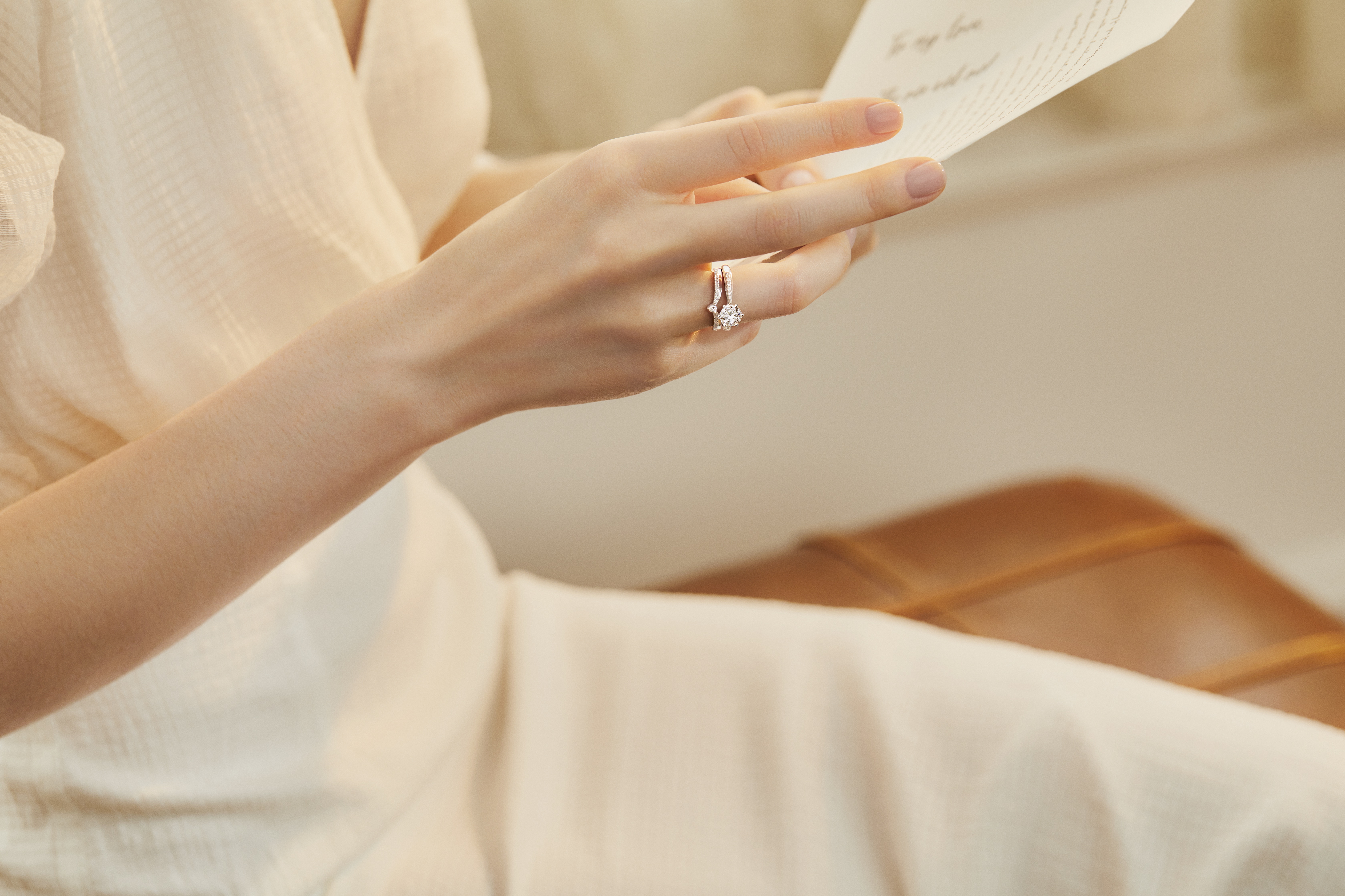 Man putting wedding ring on woman hand Royalty Free Vector