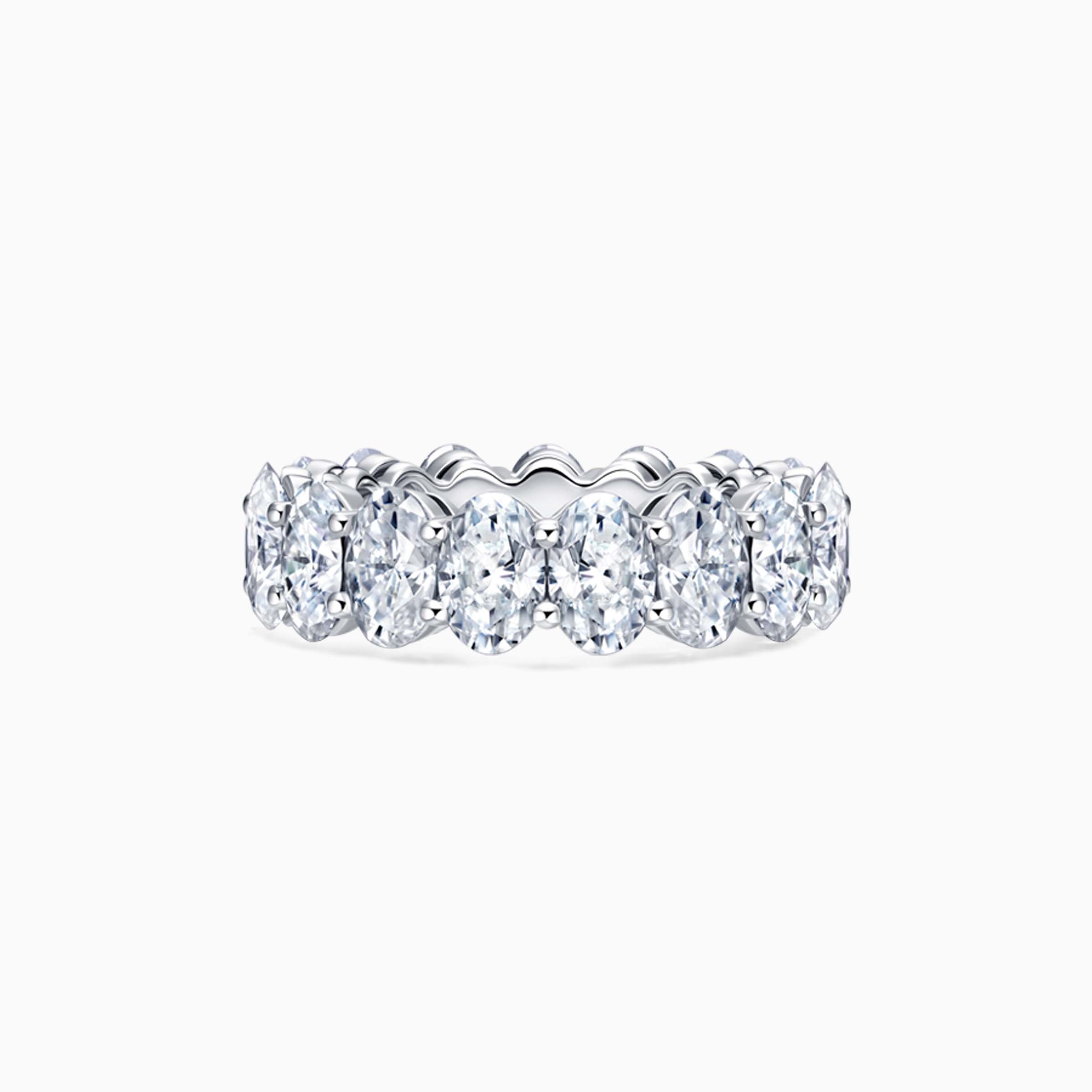 Darry Ring oval cut diamond eternity ring