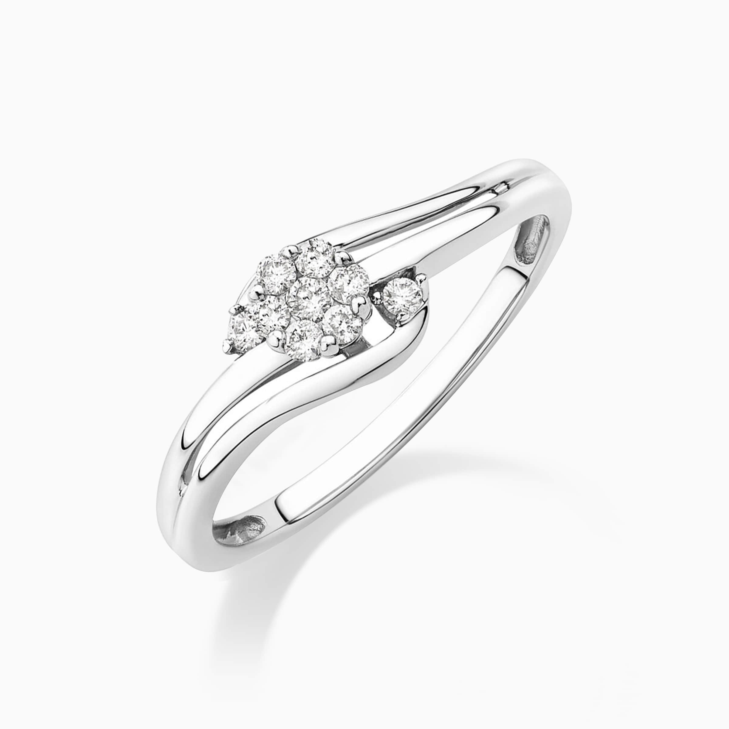 Darry Ring cluster promise ring in platinum
