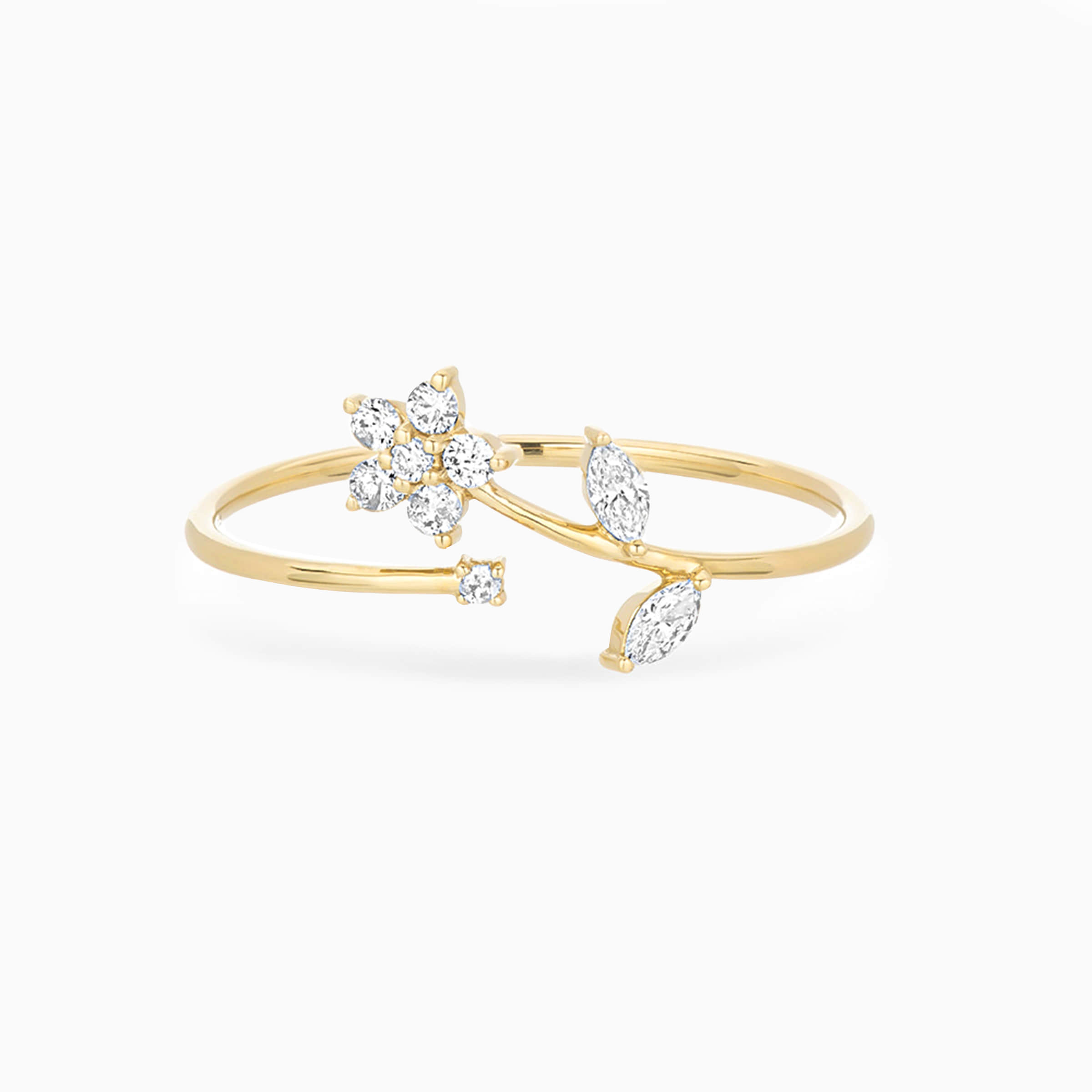 Darry Ring unique promise ring in yellow gold