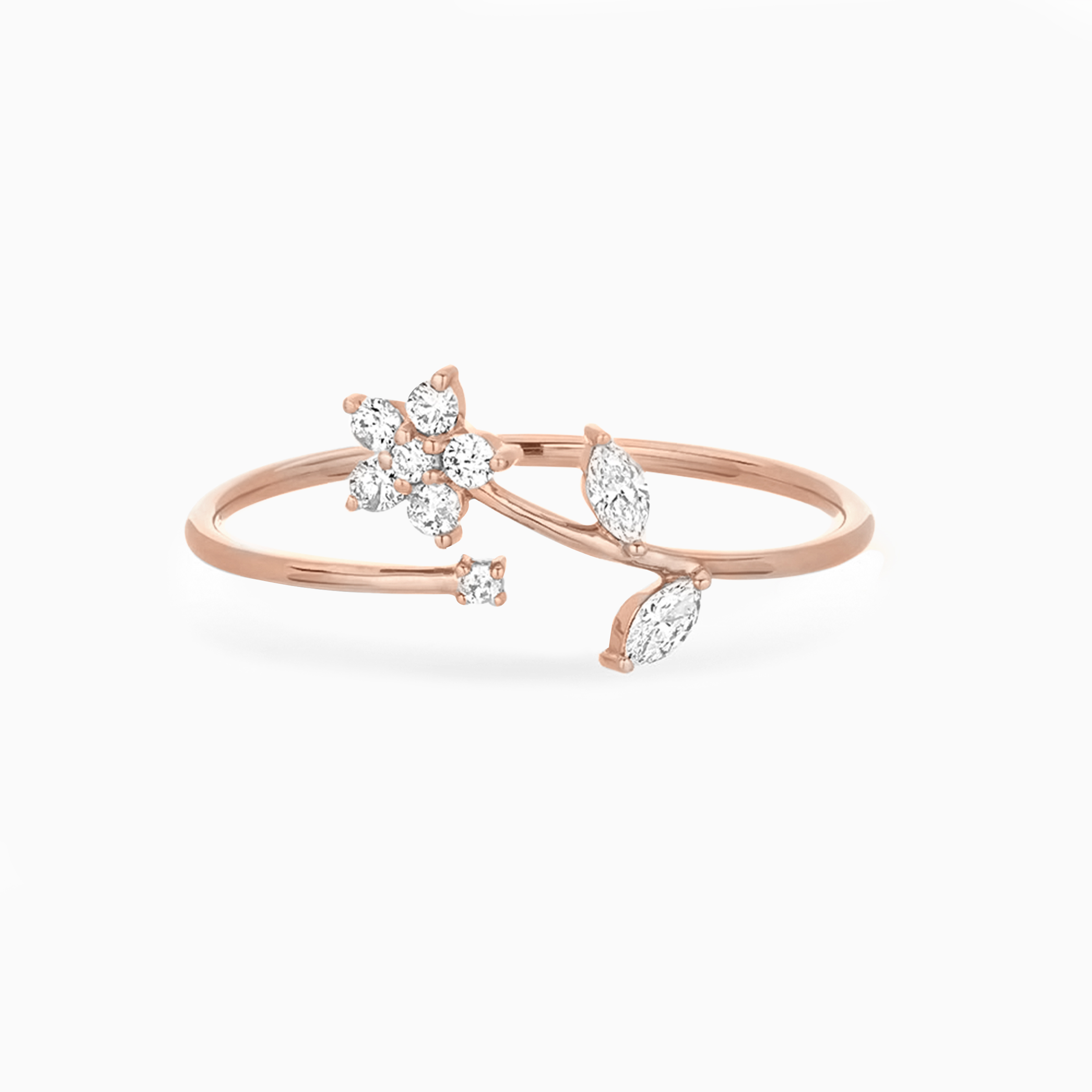 Darry Ring unique promise ring in rose gold