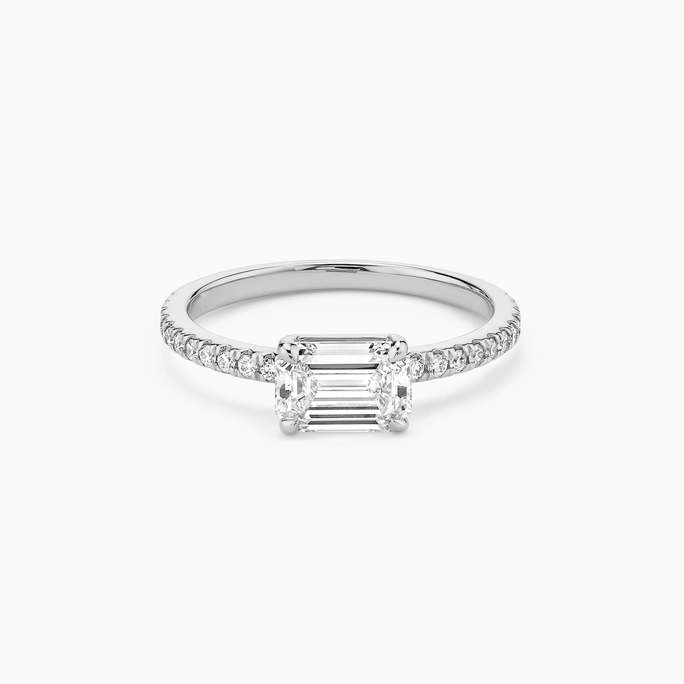 Buy Conjoining Platinum Rings for Couples With Single Diamonds Rings for  Men JL PT 599 Online in India - Etsy