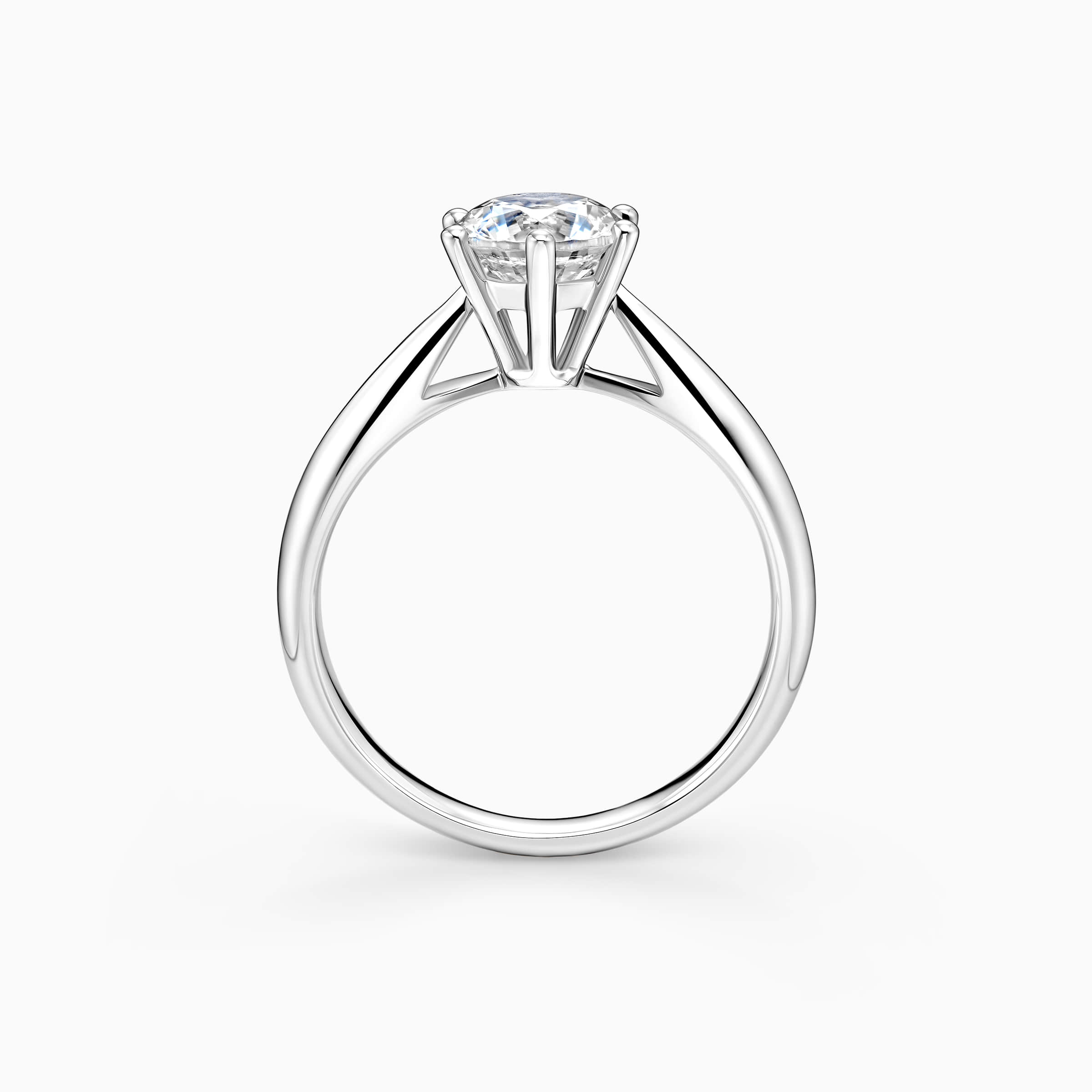 DR forevr 6 prong solitaire ring
