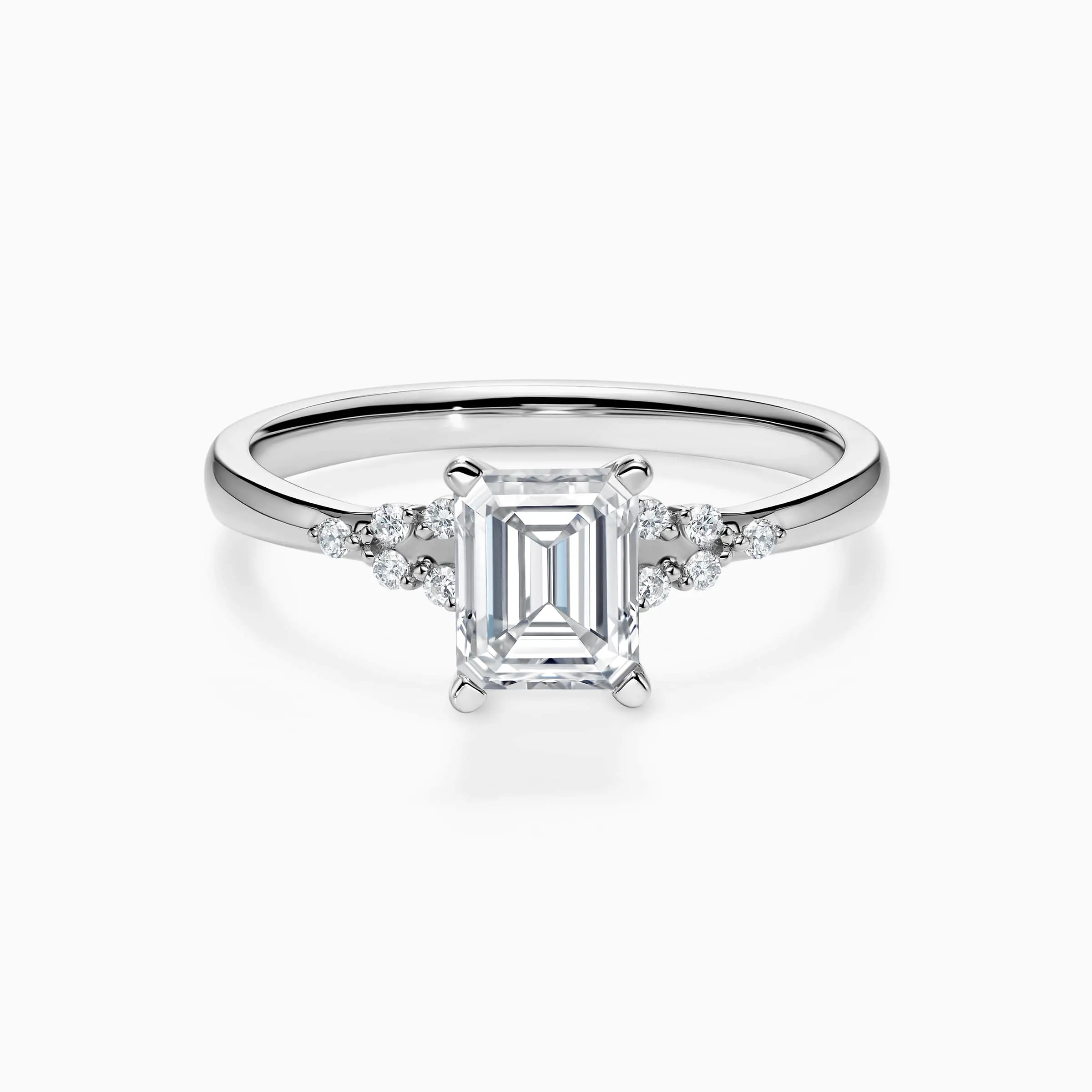 Emrald Cut Diamond Ring