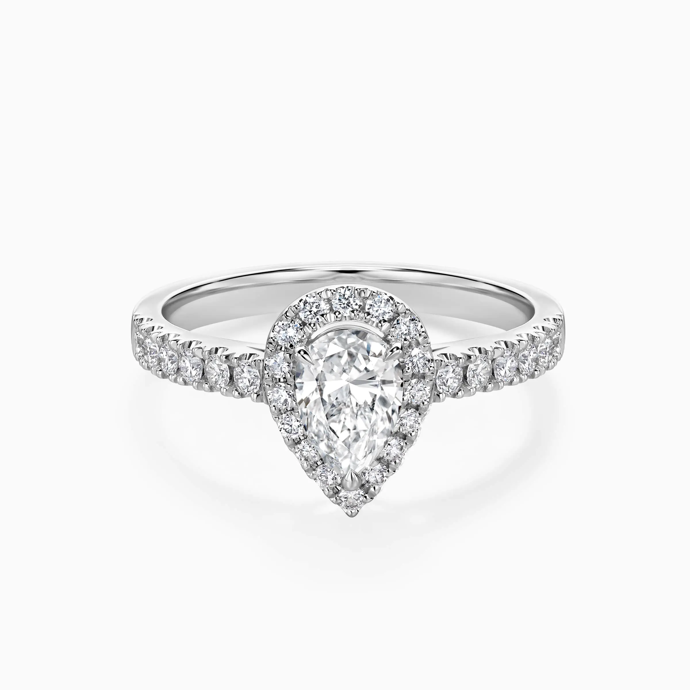 Pear Cut Diamond Ring