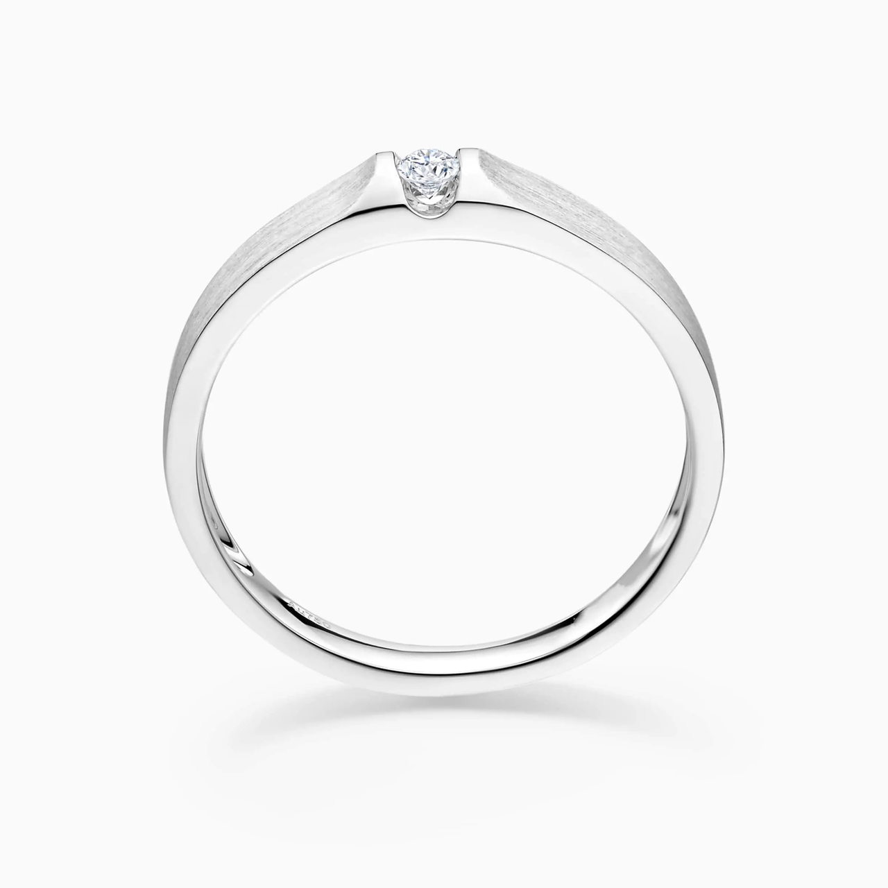 Tension Setting Solitaire Ring