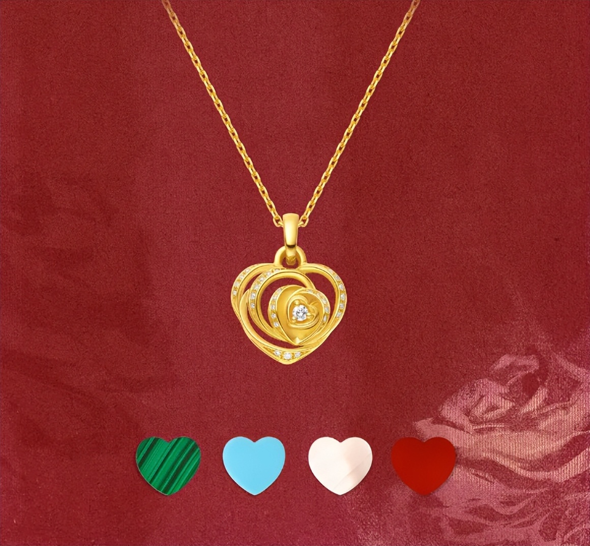 heart系列挚爱手链rose heart系列简爱耳饰这次,我们将dr心形与玫瑰花